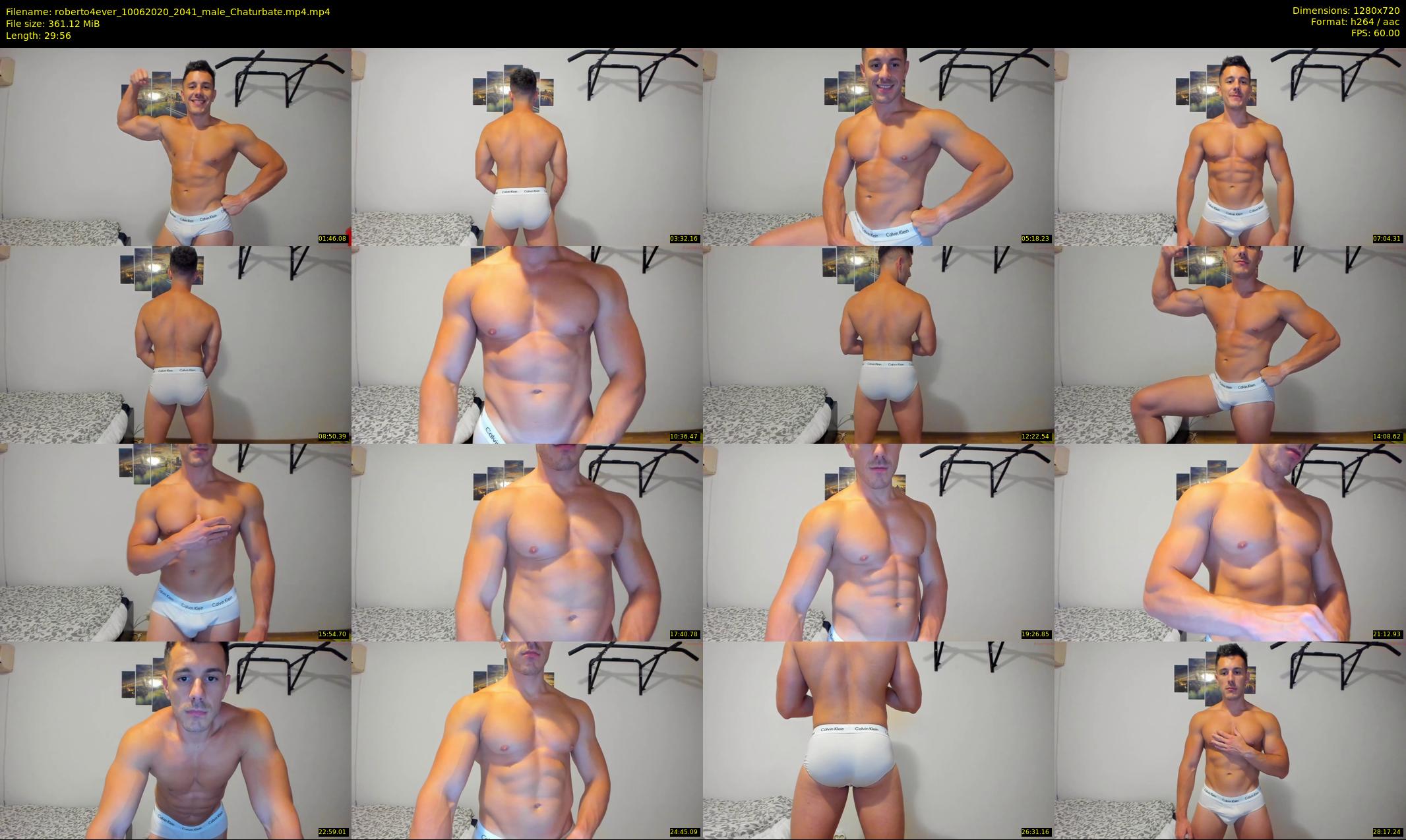 roberto4ever — 30 minute Chaturbate male cam show recording, 720p, Jun 10, 2020