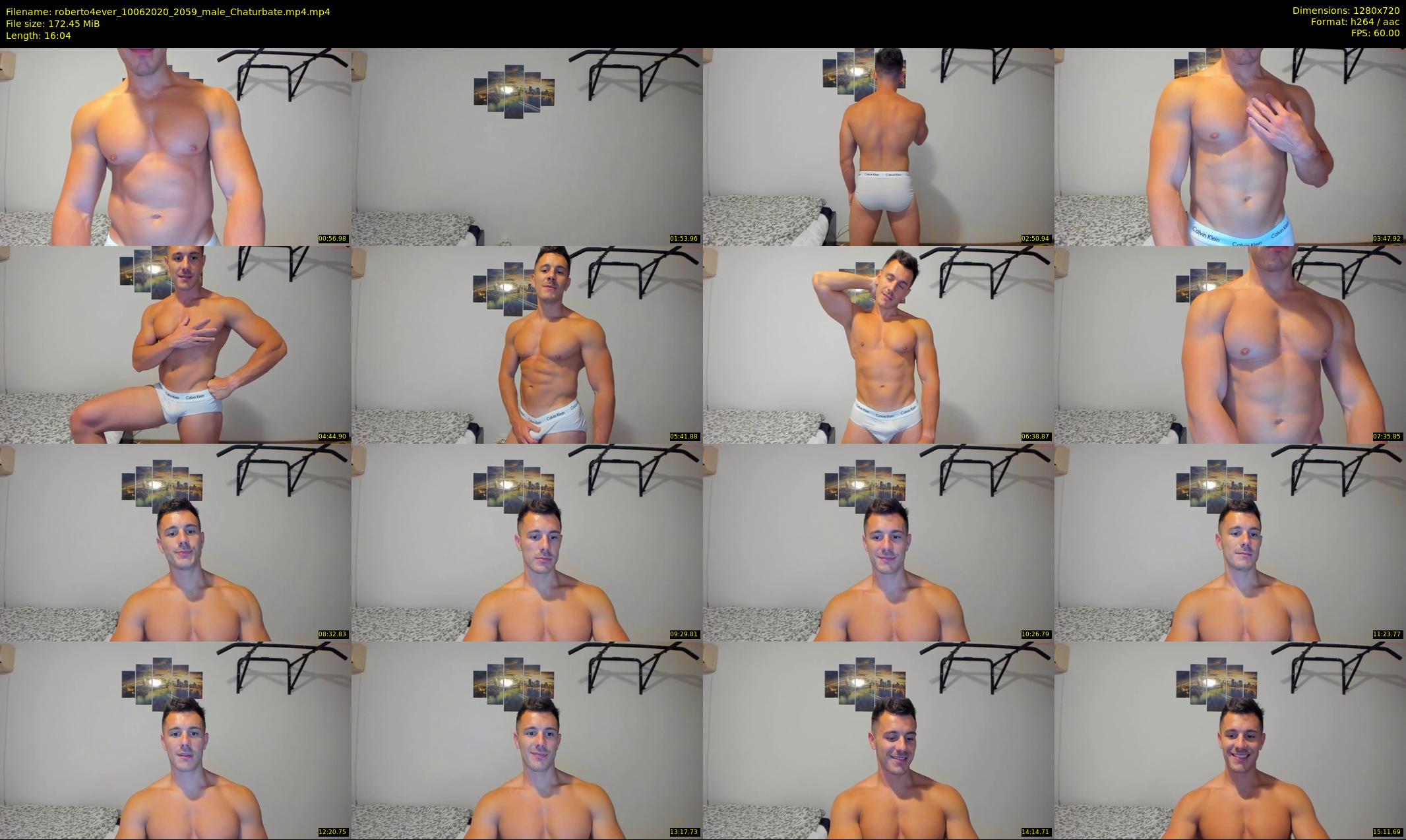 roberto4ever — 17 minute Chaturbate male cam show recording, 720p, Jun 10, 2020