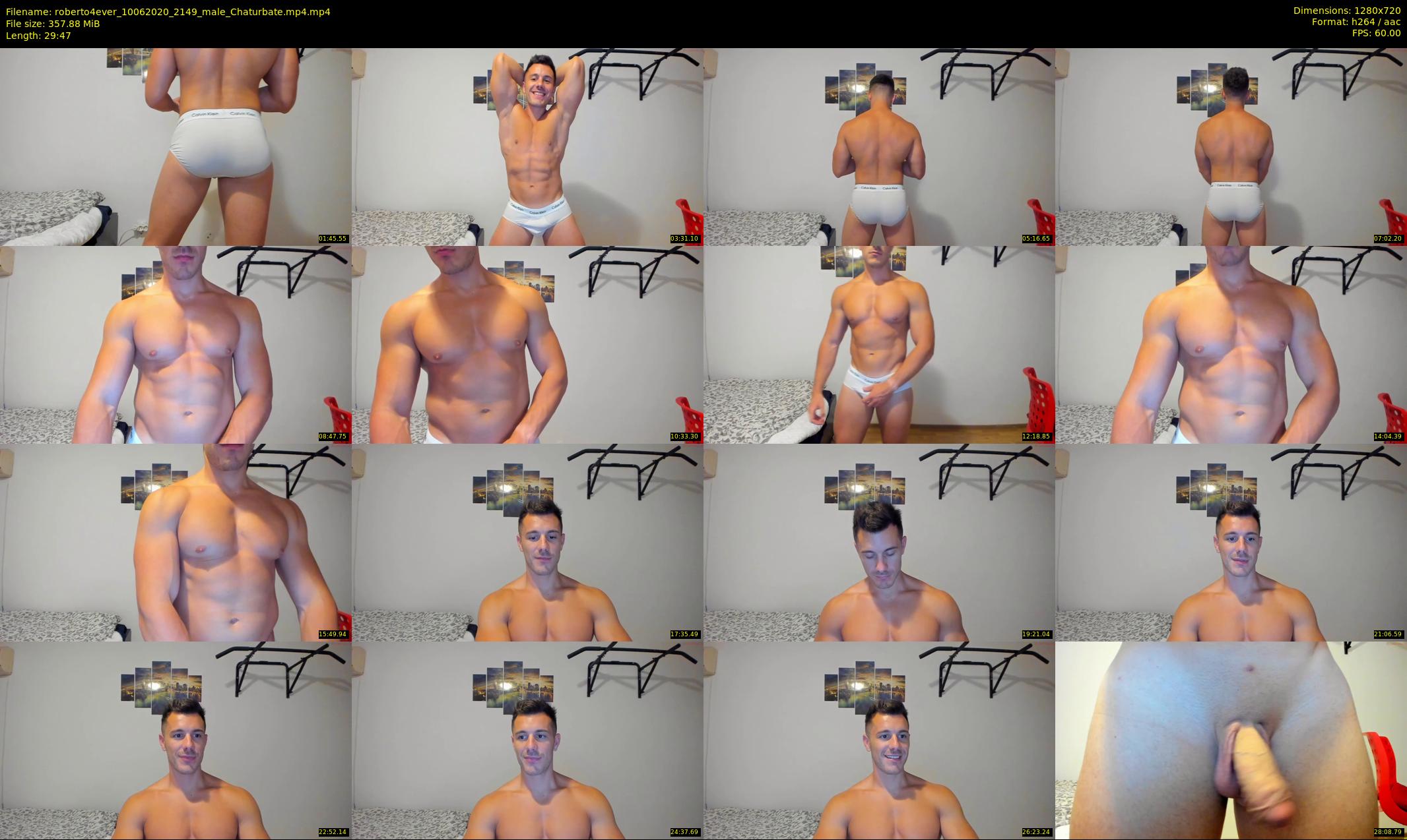 roberto4ever — 30 minute Chaturbate male cam show recording, 720p, Jun 10, 2020