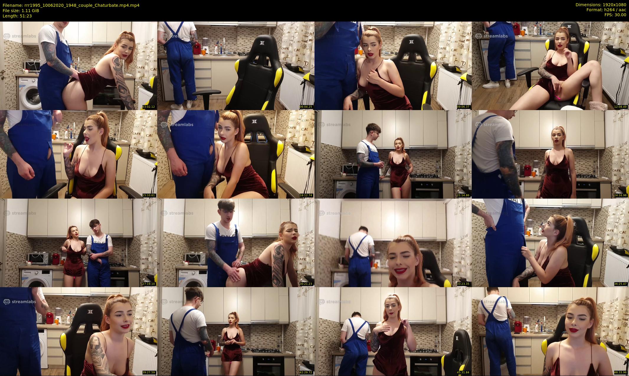 rrr1995 — 52 minute Chaturbate couple cam show recording, 1080p, Jun 10, 2020
