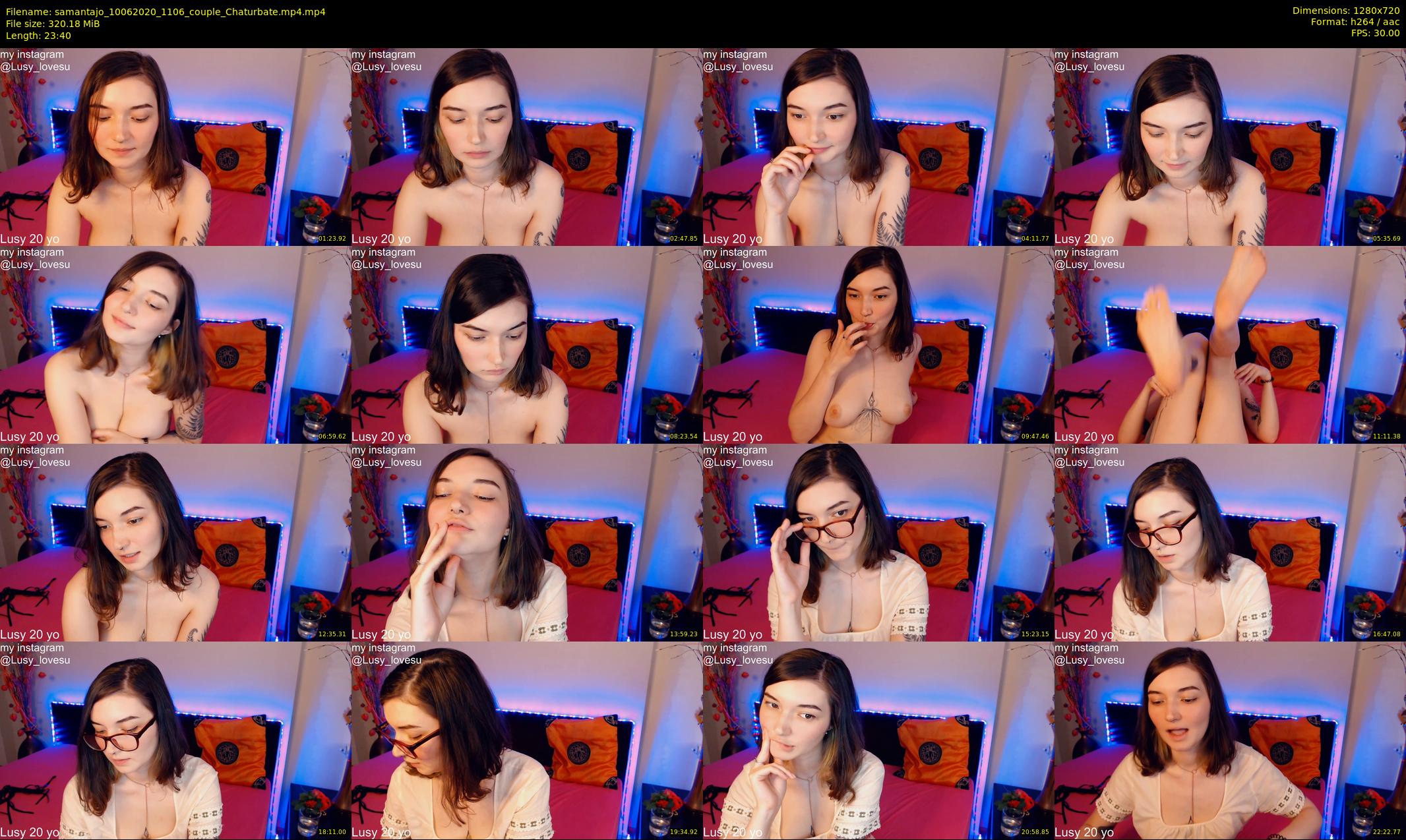 samantajo — 24 minute Chaturbate female cam show recording, 720p, Jun 10, 2020