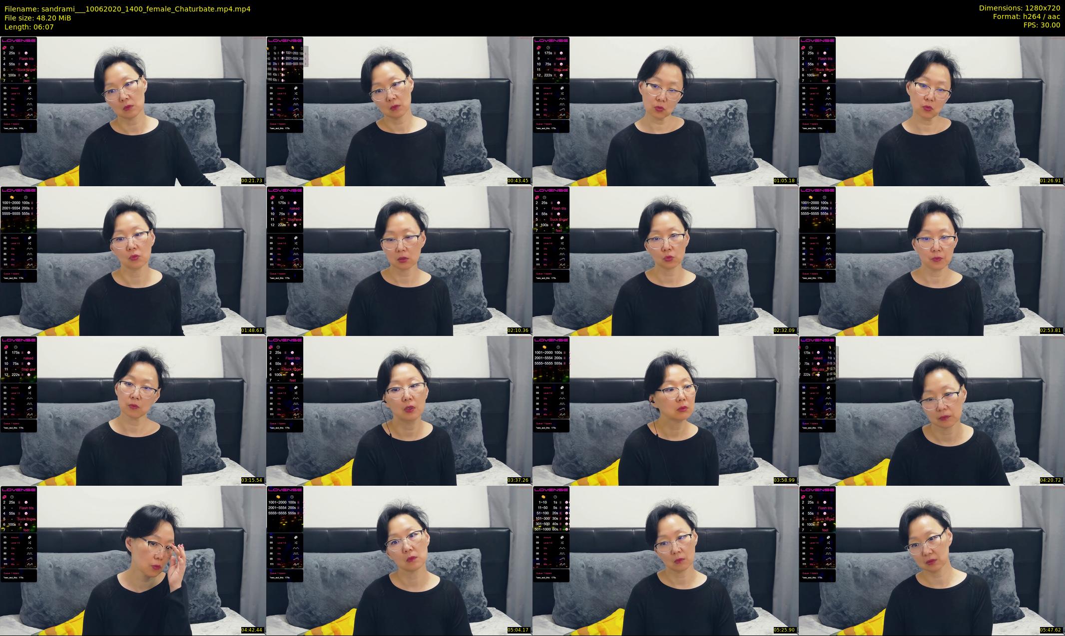 sandrami__ — 7 minute Chaturbate female cam show recording, 720p, Jun 10, 2020