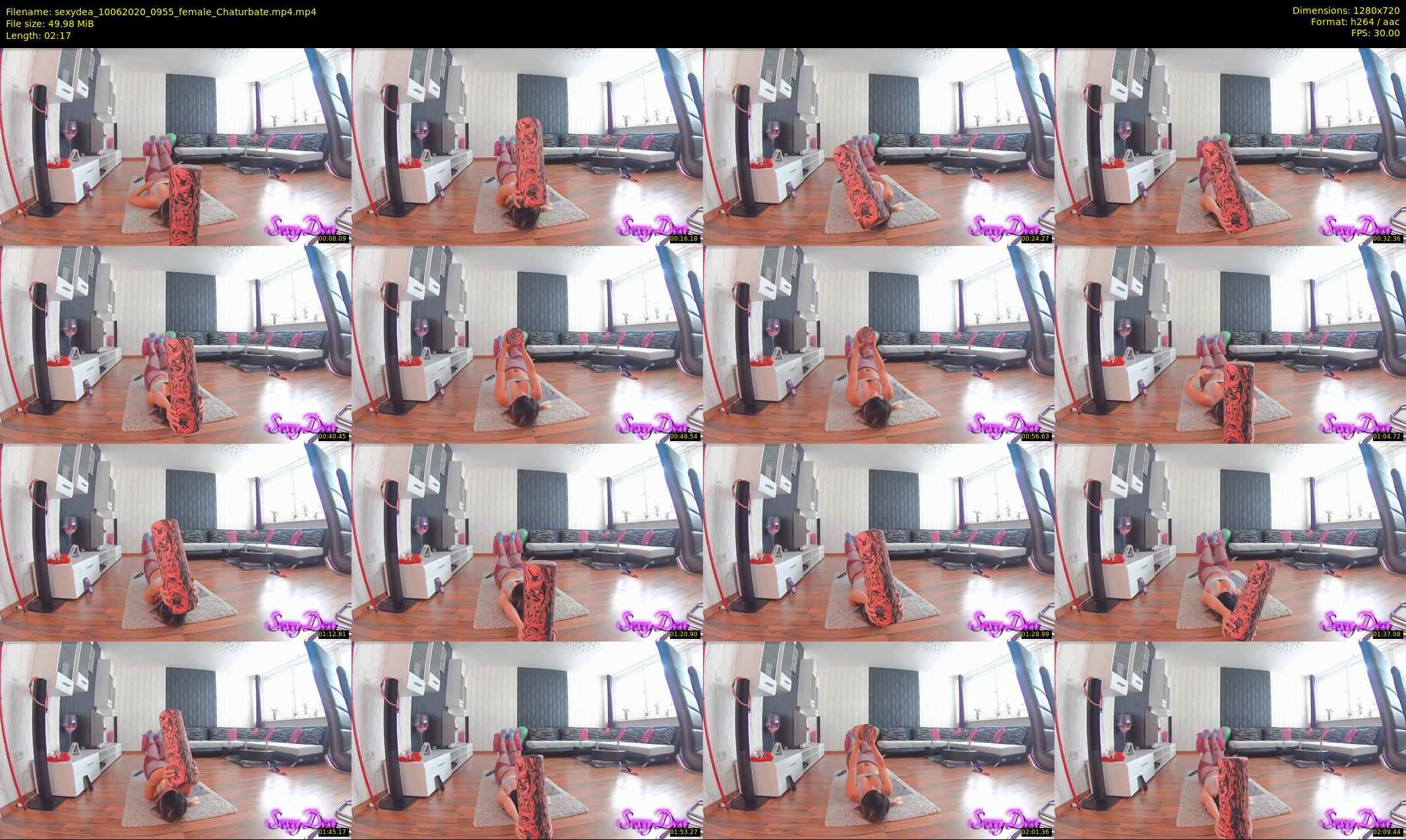 sexydea — 3 minute Chaturbate female cam show recording, 720p, Jun 10, 2020
