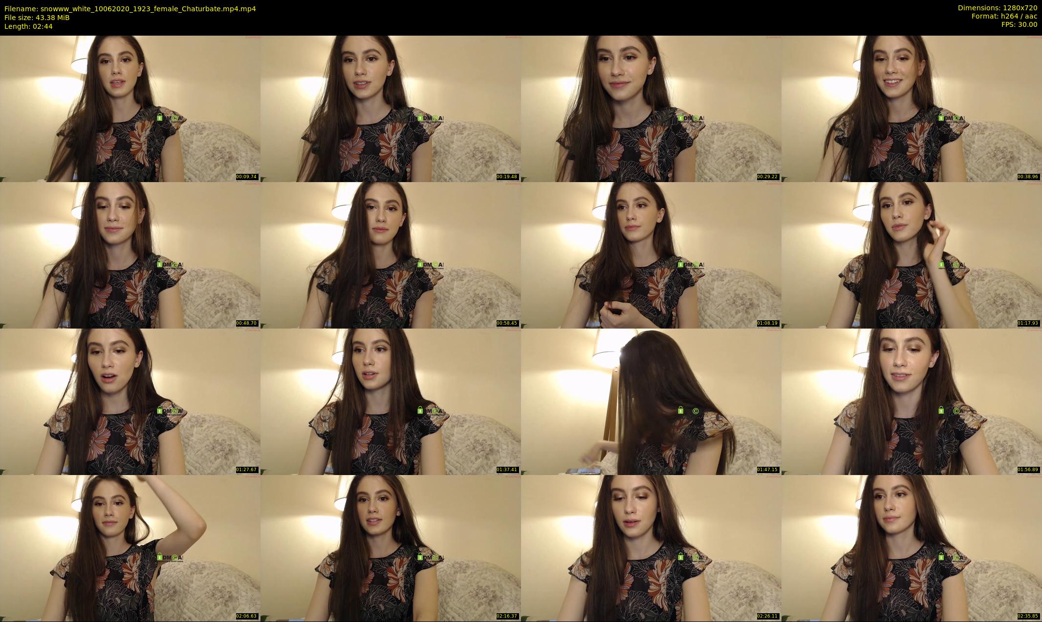 snowww_white — 3 minute Chaturbate female cam show recording, 720p, Jun 10, 2020