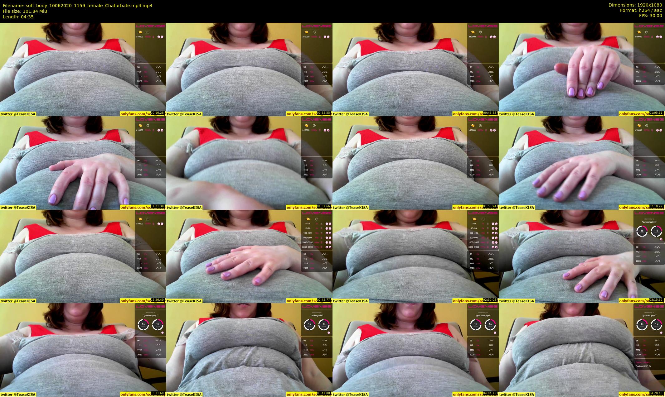 soft_body — 5 minute Chaturbate female cam show recording, 1080p, Jun 10, 2020