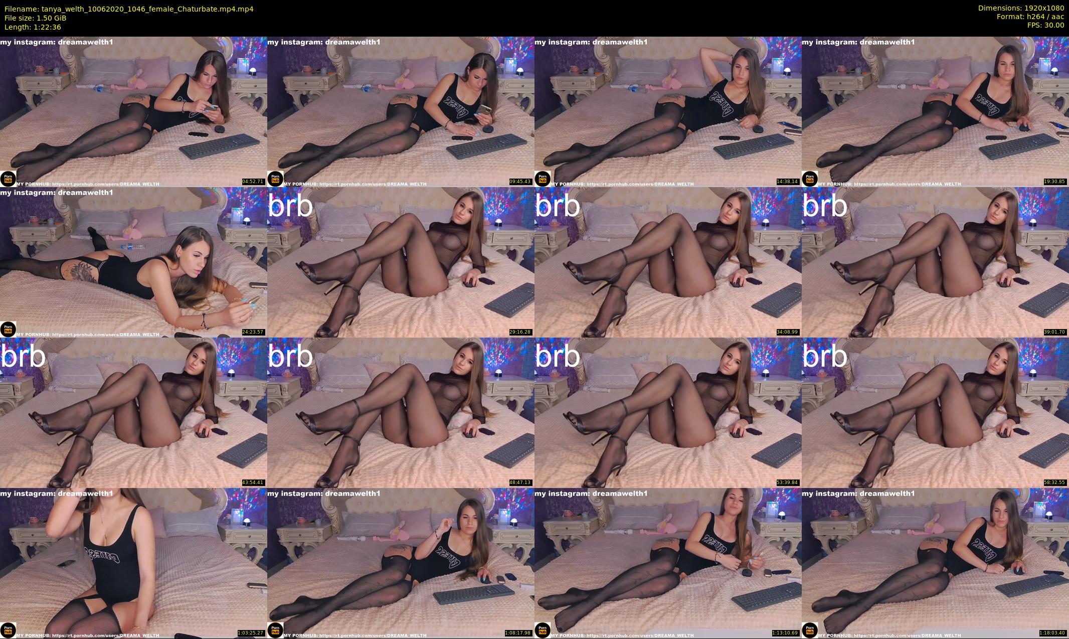 tanya_welth — 83 minute Chaturbate female cam show recording, 1080p, Jun 10, 2020