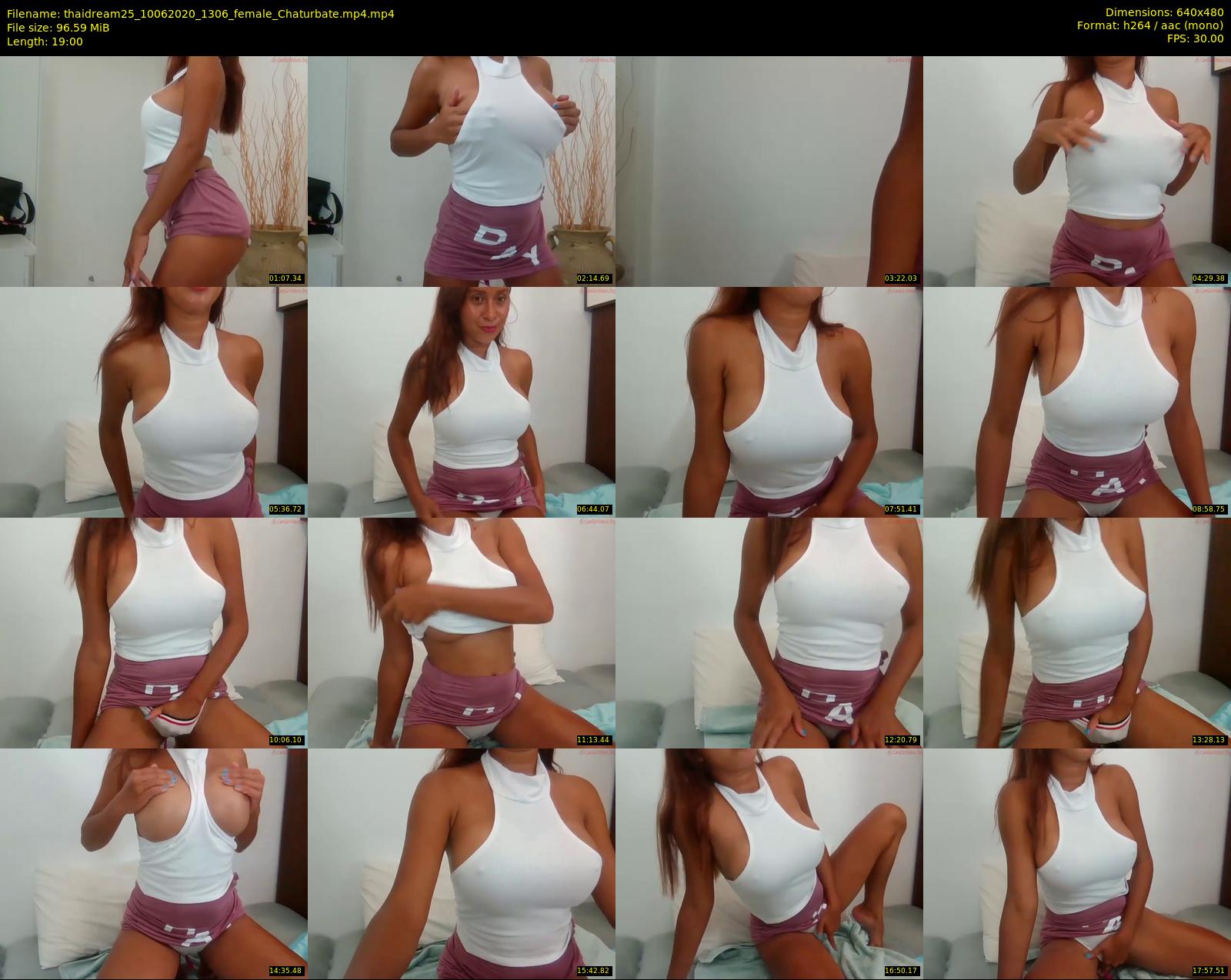 thaidream25 — 19 minute Chaturbate female cam show recording, 480p, Jun 10, 2020