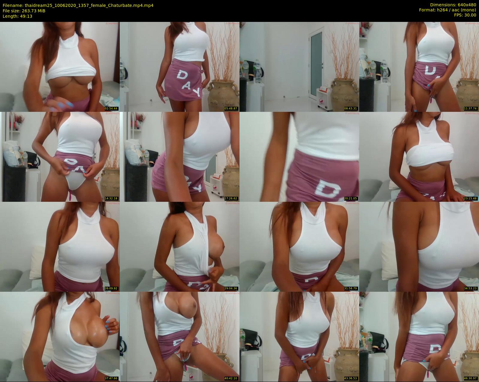 thaidream25 — 50 minute Chaturbate female cam show recording, 480p, Jun 10, 2020