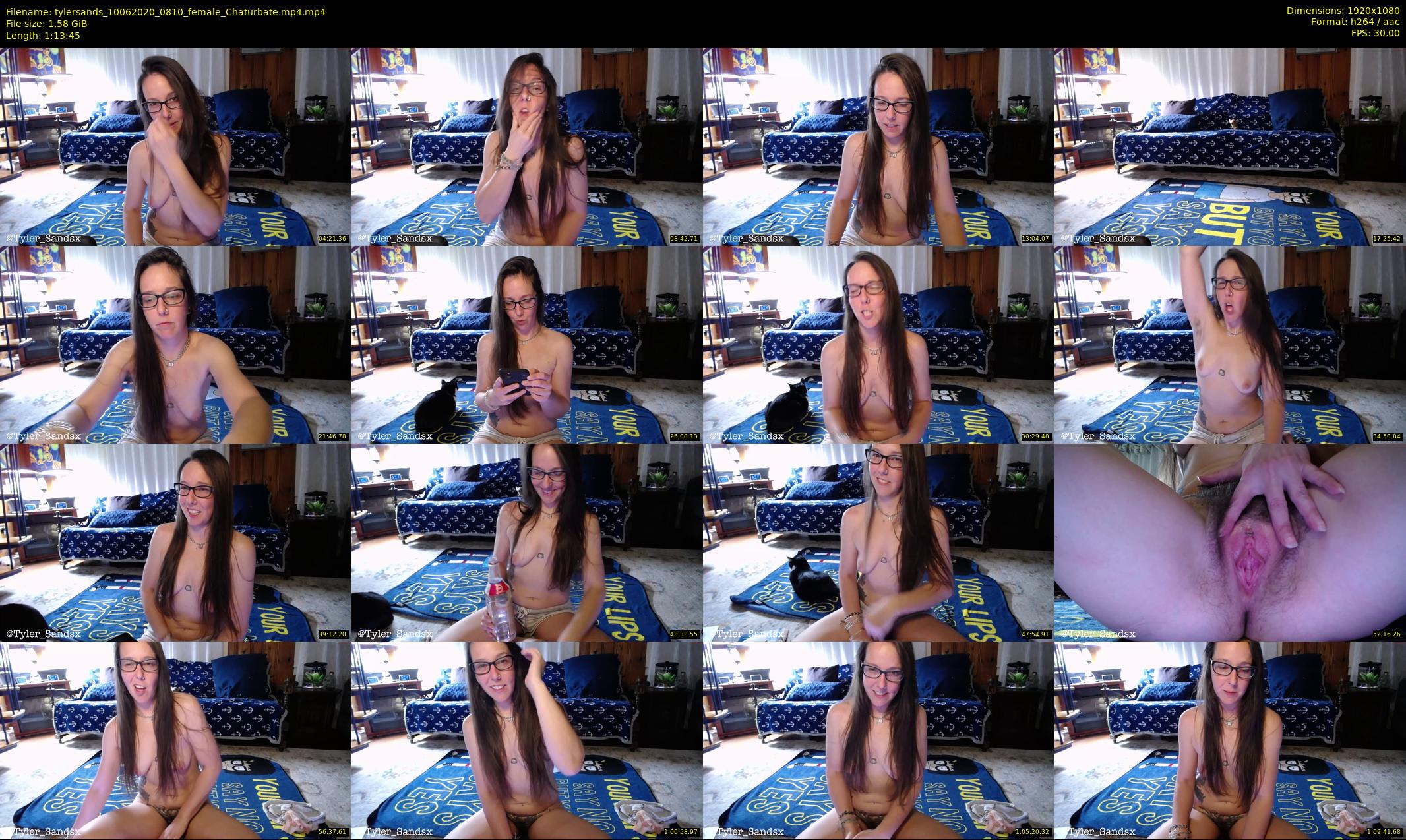 tylersands — 74 minute Chaturbate female cam show recording, 1080p, Jun 10, 2020