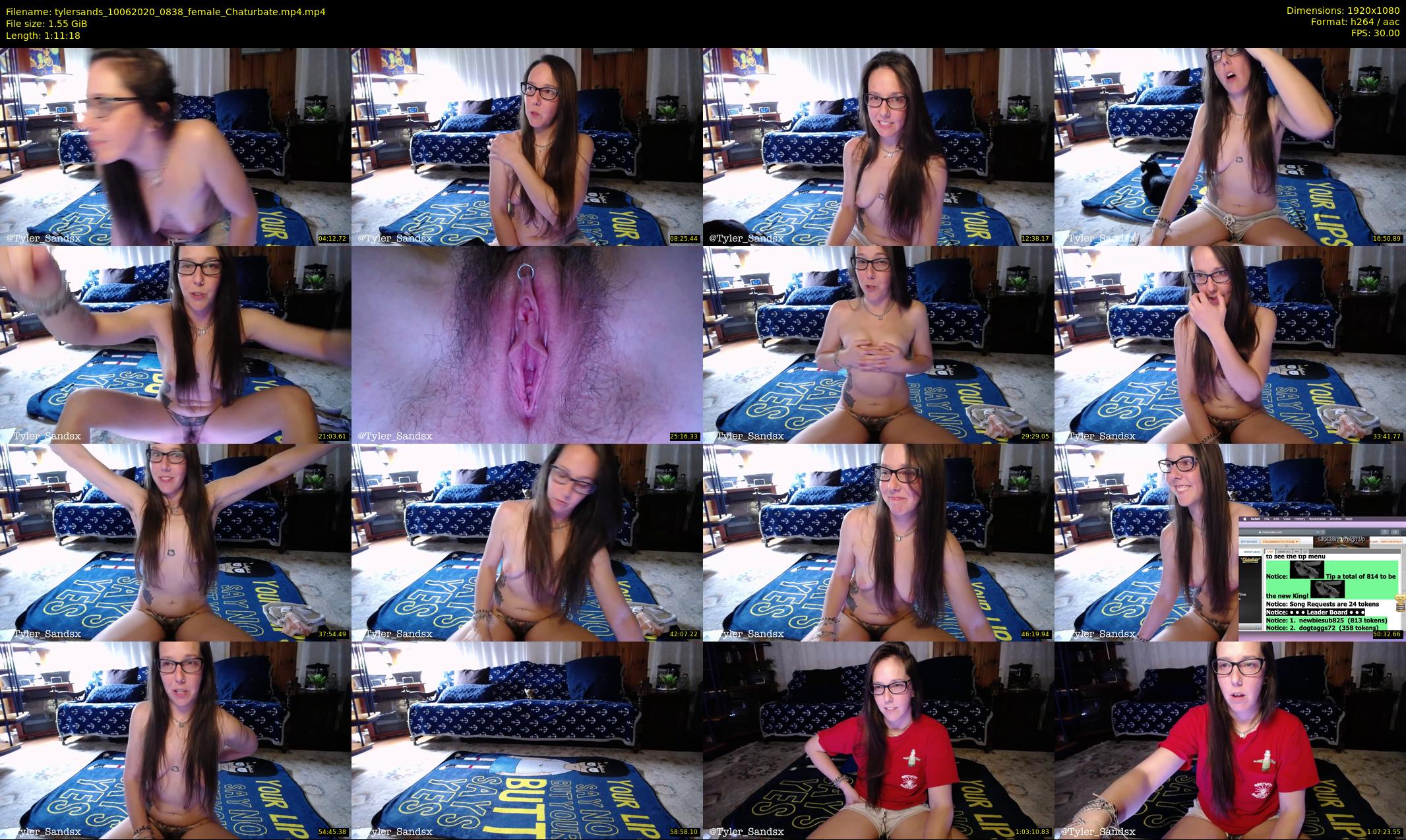tylersands — 72 minute Chaturbate female cam show recording, 1080p, Jun 10, 2020