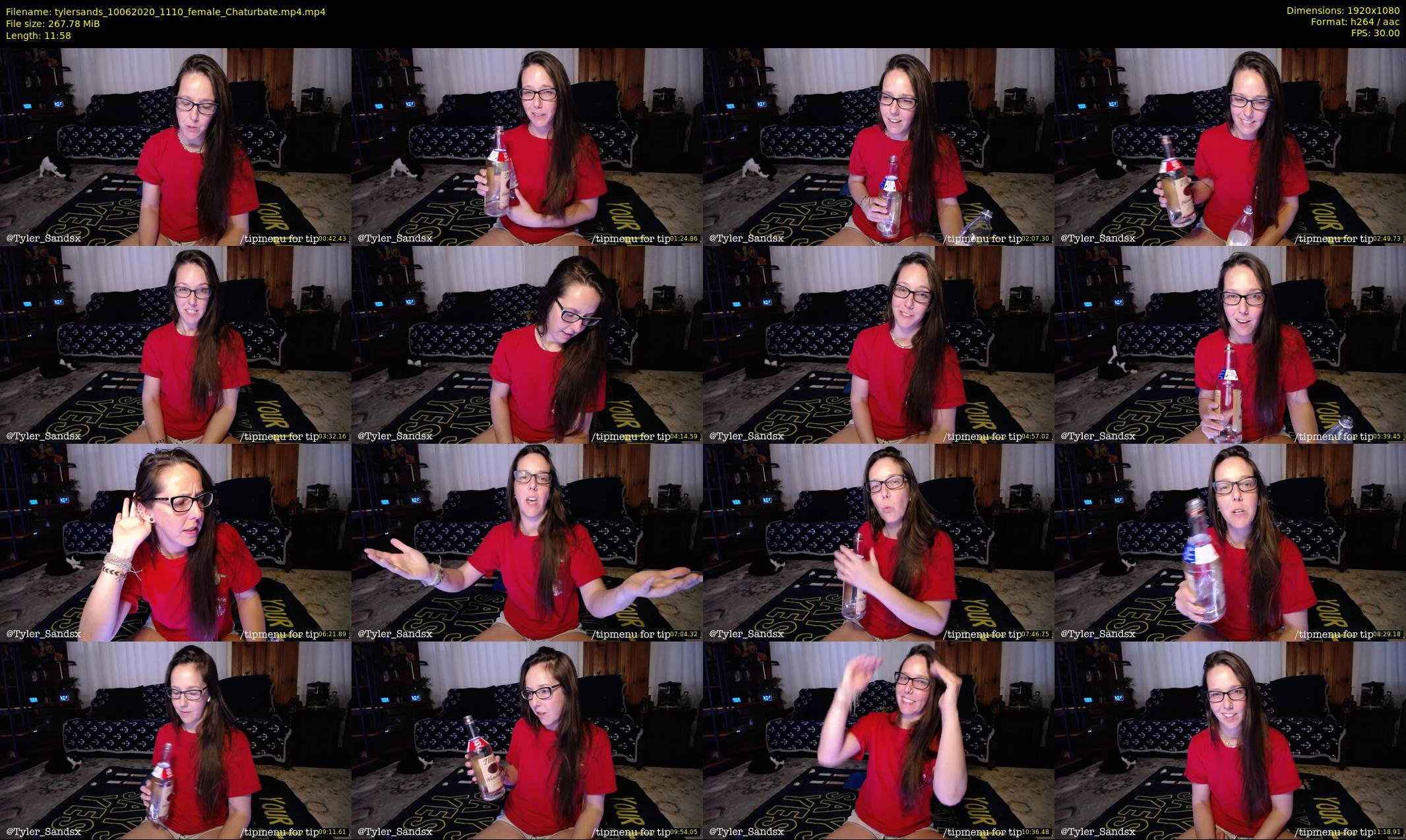 tylersands — 12 minute Chaturbate female cam show recording, 1080p, Jun 10, 2020