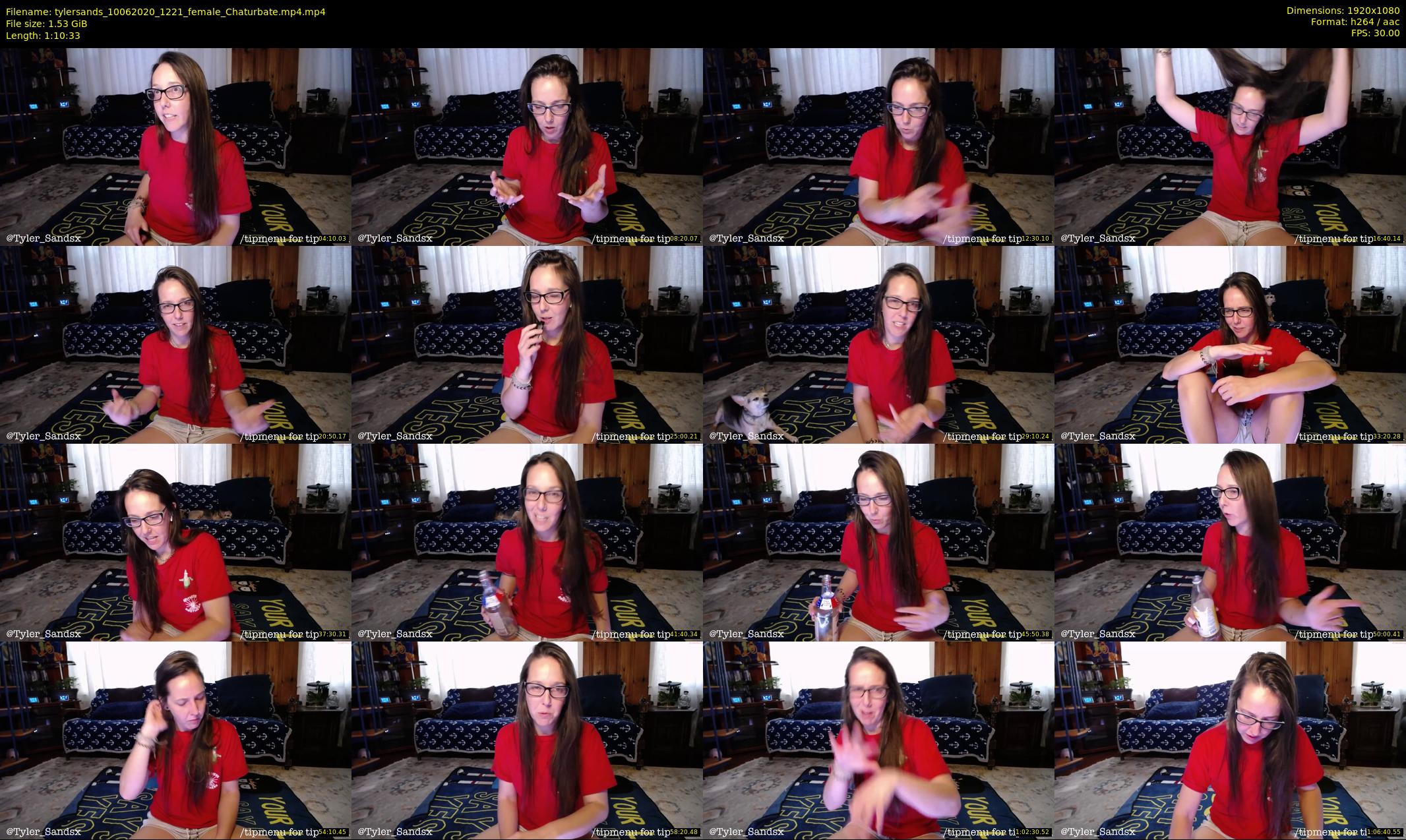 tylersands — 71 minute Chaturbate female cam show recording, 1080p, Jun 10, 2020
