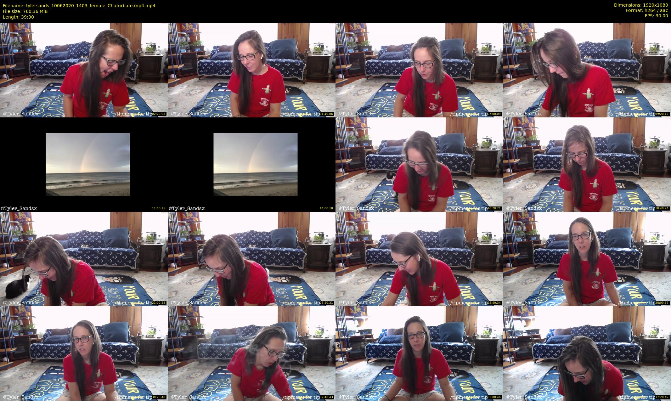 tylersands — 40 minute Chaturbate female cam show recording, 1080p, Jun 10, 2020