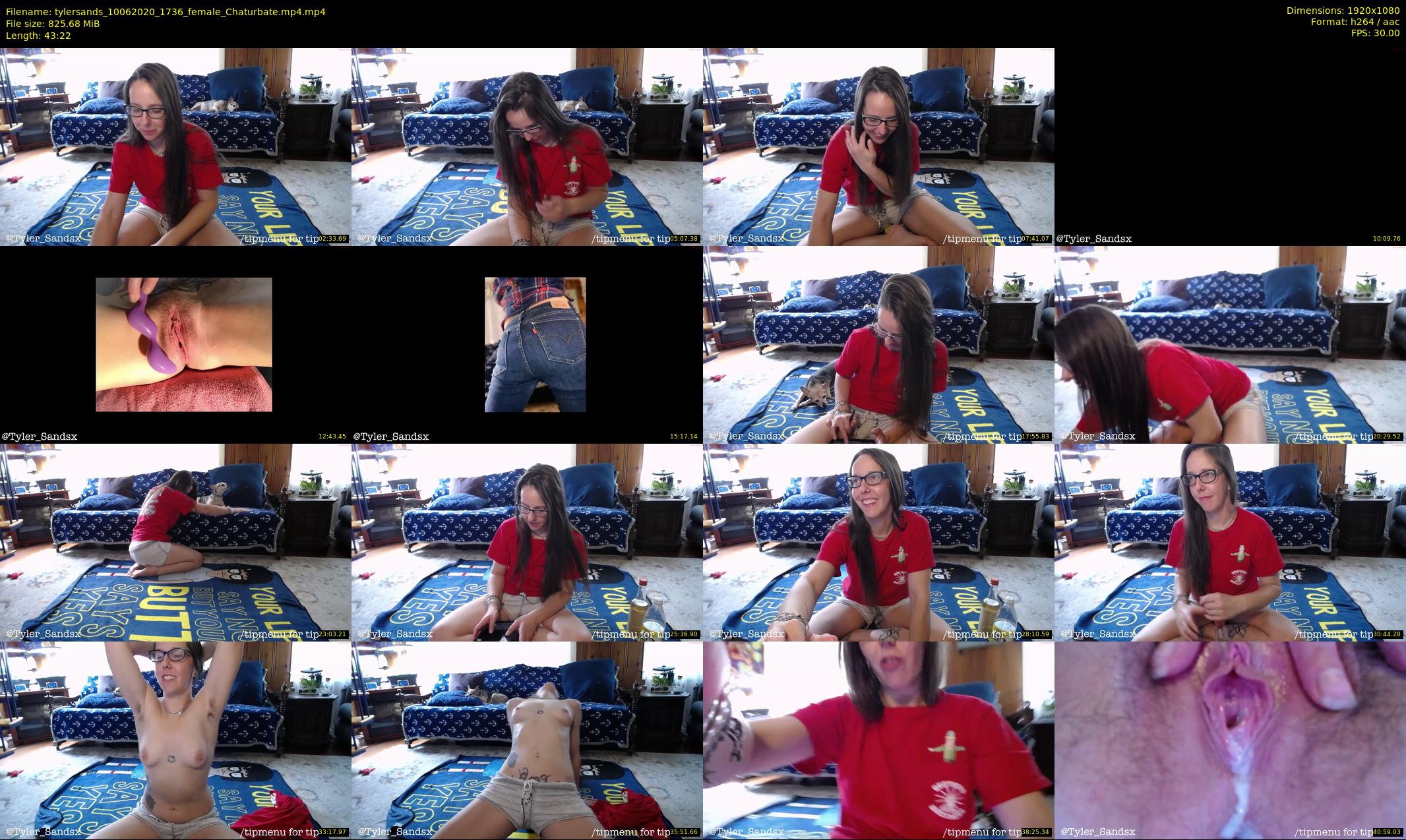 tylersands — 44 minute Chaturbate female cam show recording, 1080p, Jun 10, 2020