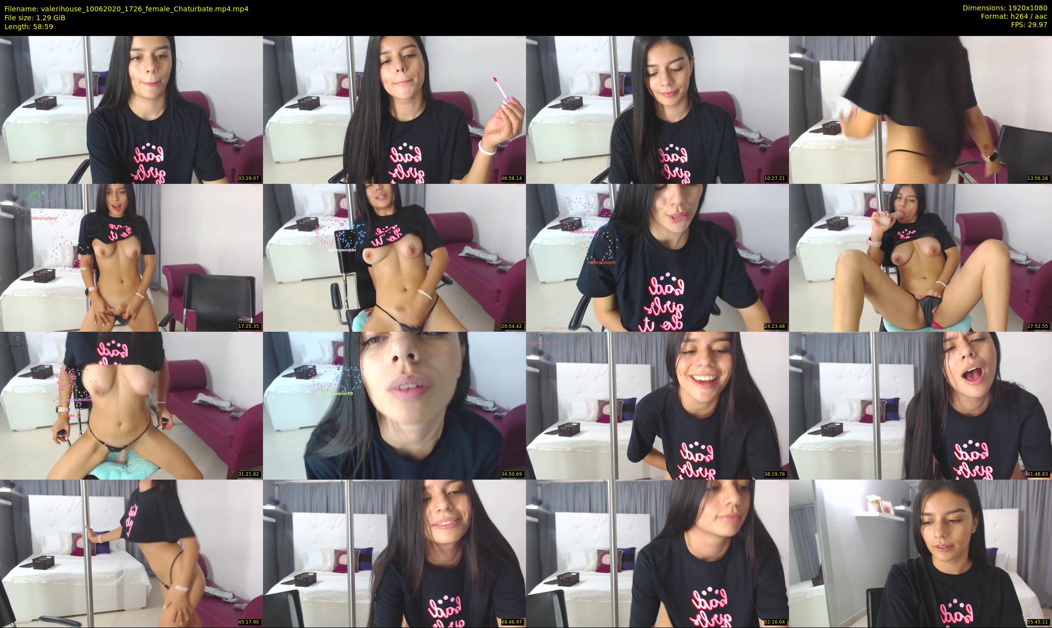 valerihouse — 59 minute Chaturbate female cam show recording, 1080p, Jun 10, 2020