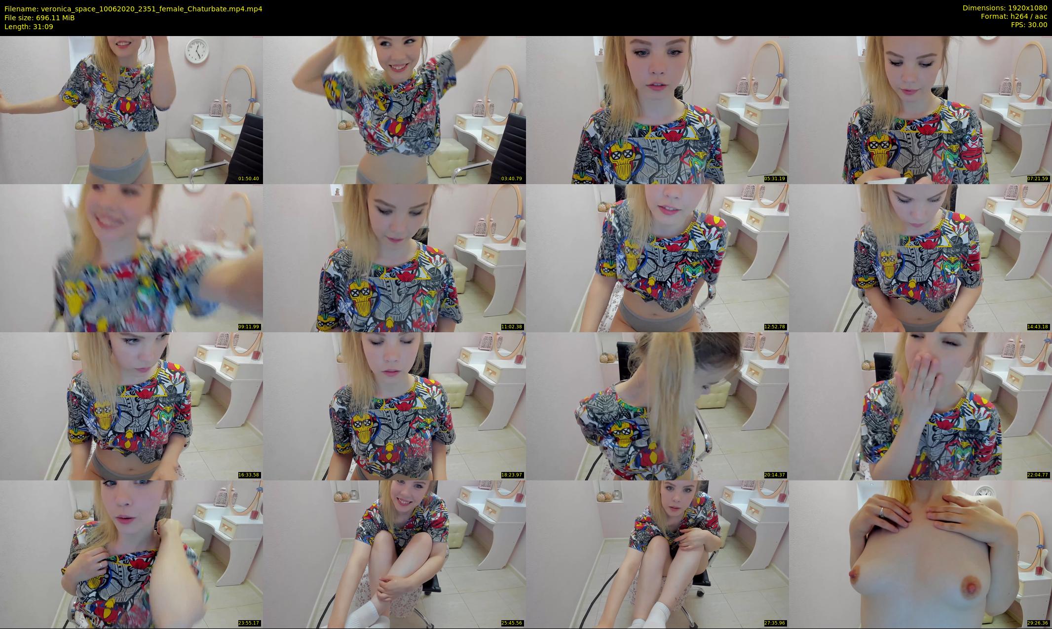 veronica_space — 32 minute Chaturbate female cam show recording, 1080p, Jun 10, 2020