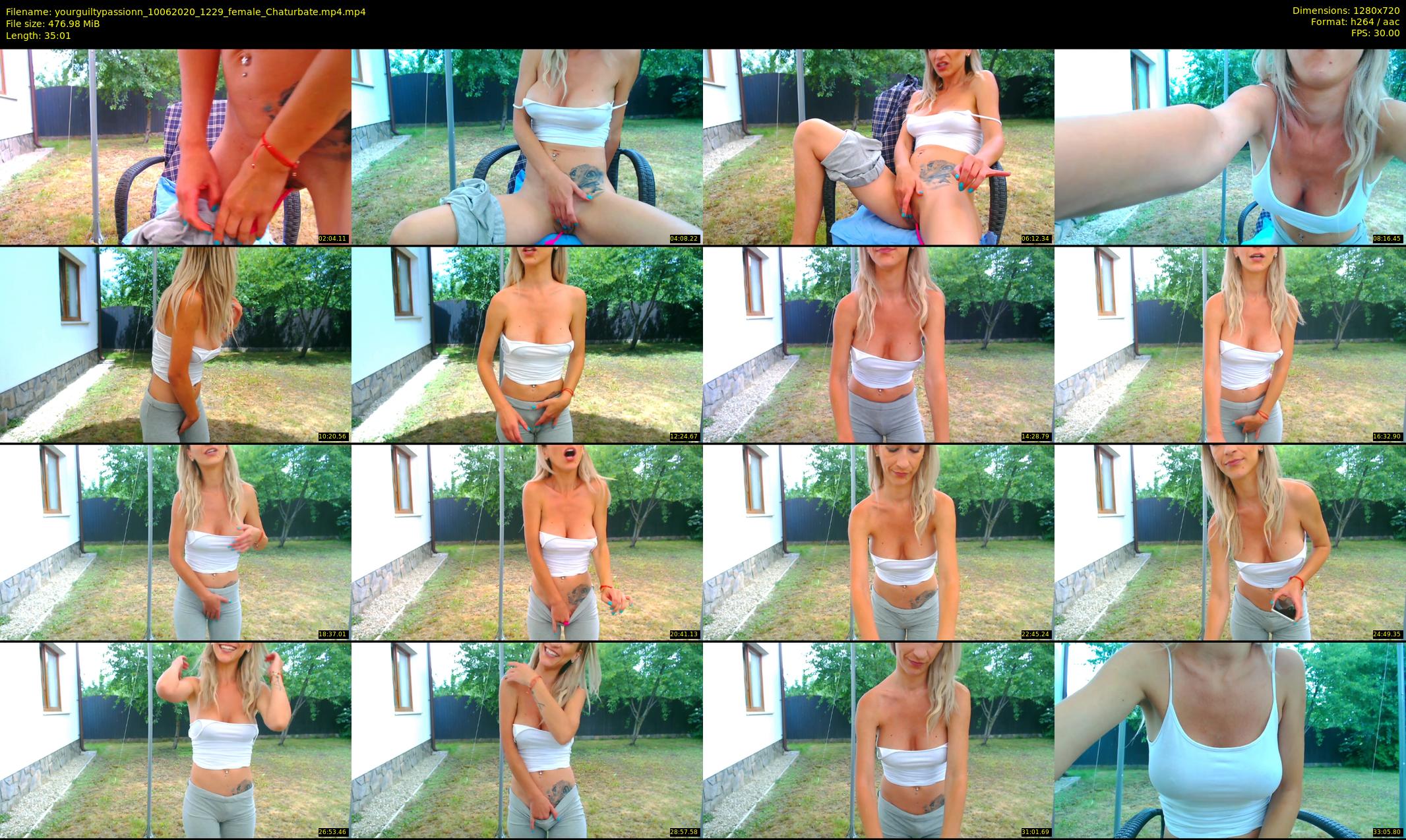 yourguiltypassionn — 36 minute Chaturbate female cam show recording, 720p, Jun 10, 2020