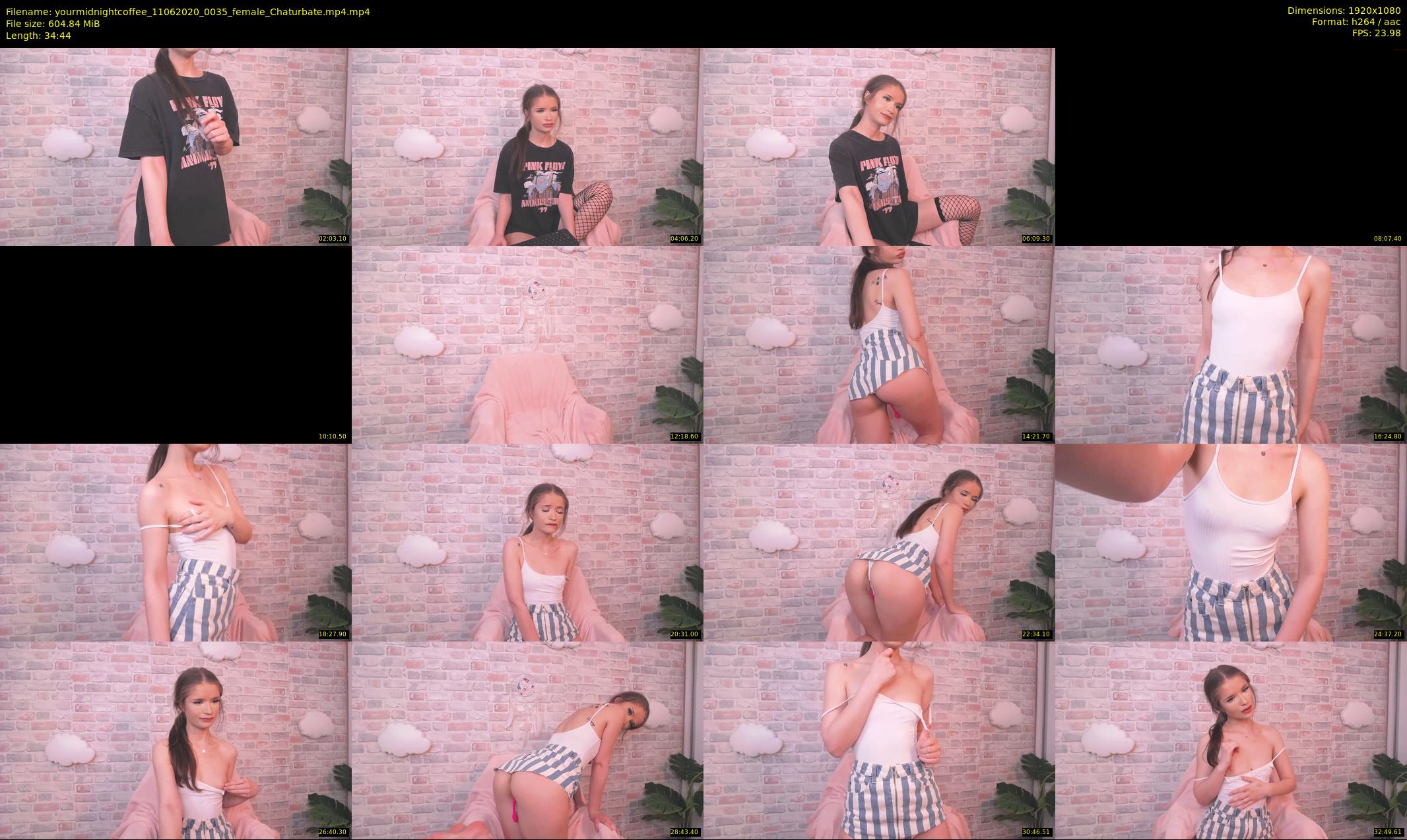 yourmidnightcoffee — 35 minute Chaturbate female cam show recording, 1080p, Jun 11, 2020