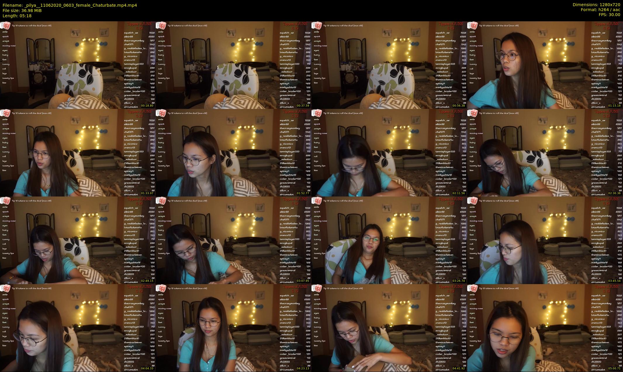 _pilya_ — 6 minute Chaturbate female cam show recording, 720p, Jun 11, 2020
