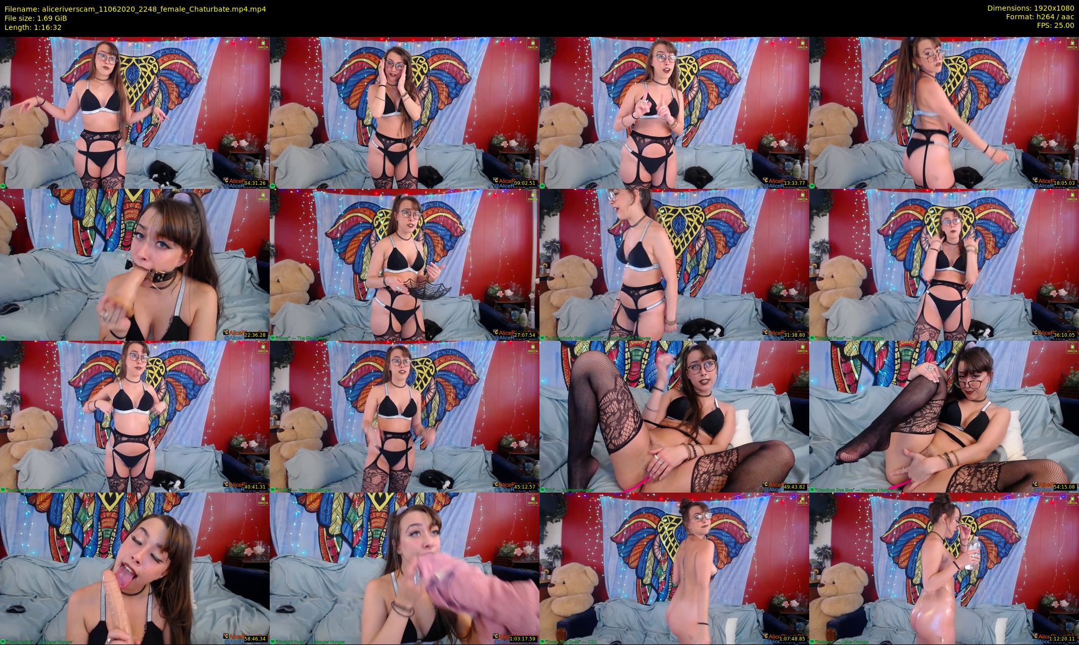 aliceriverscam — 77 minute Chaturbate female cam show recording, 1080p, Jun 11, 2020