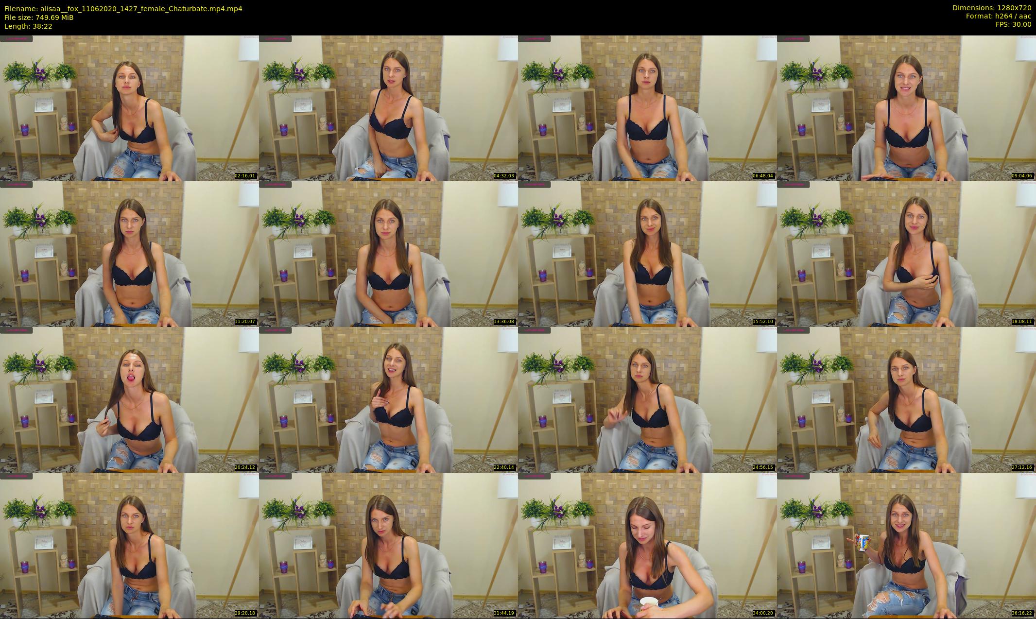 alisaa__fox — 39 minute Chaturbate female cam show recording, 720p, Jun 11, 2020