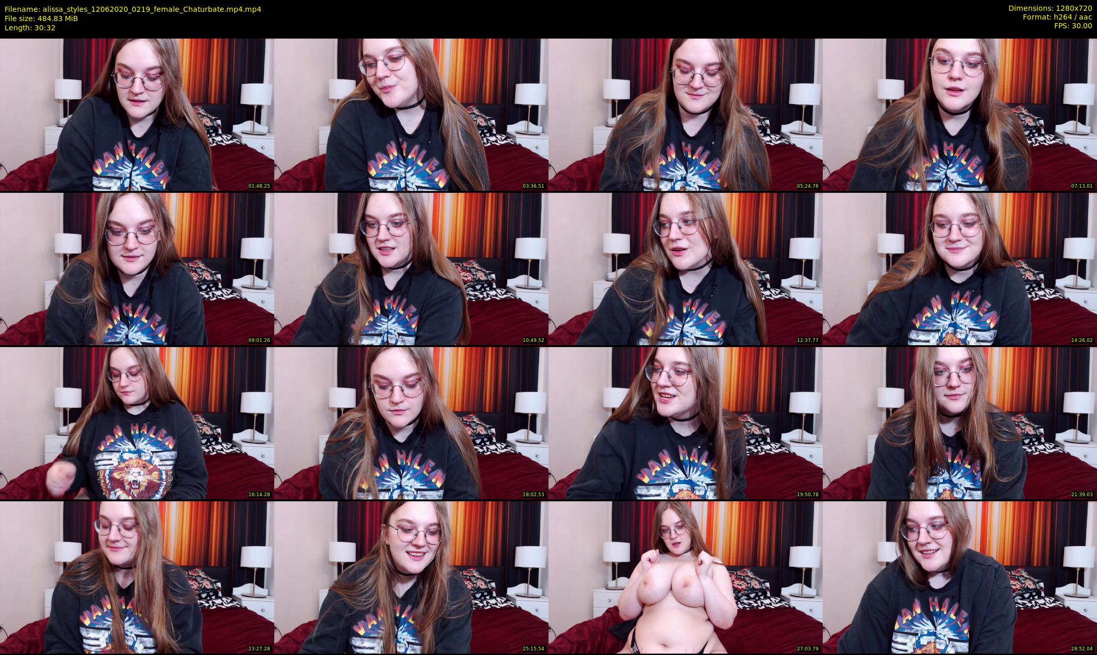 alissa_styles — 31 minute Chaturbate female cam show recording, 720p, Jun 12, 2020