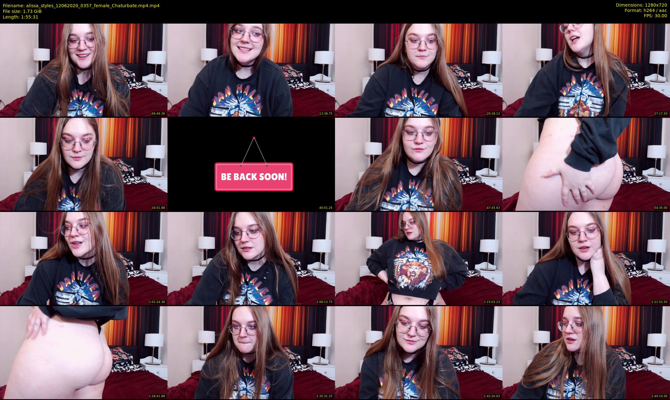 alissa_styles — 116 minute Chaturbate female cam show recording, 720p, Jun 12, 2020