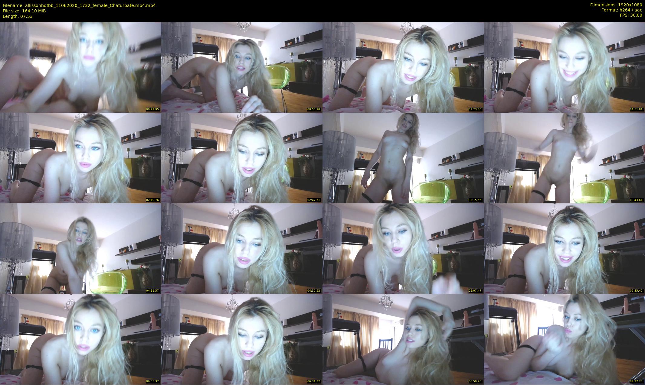 allissonhotbb — 8 minute Chaturbate female cam show recording, 1080p, Jun 11, 2020
