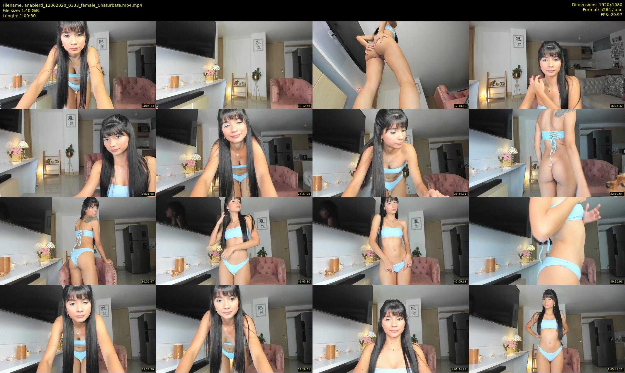 anablerd — 70 minute Chaturbate female cam show recording, 1080p, Jun 12, 2020