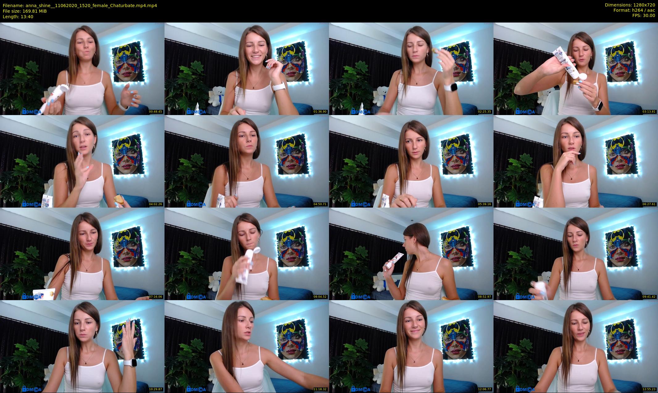 anna_shine_ — 14 minute Chaturbate female cam show recording, 720p, Jun 11, 2020