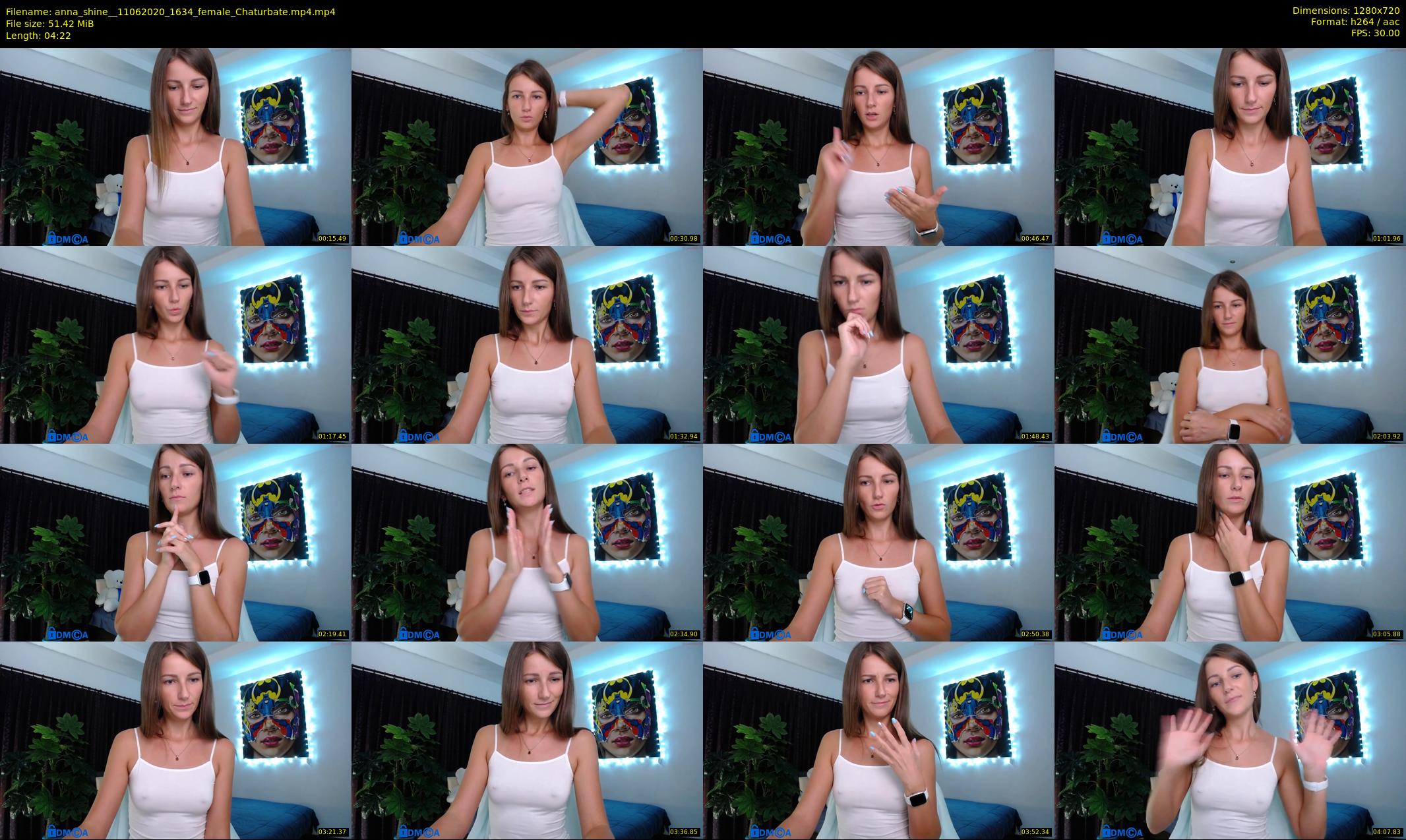 anna_shine_ — 5 minute Chaturbate female cam show recording, 720p, Jun 11, 2020