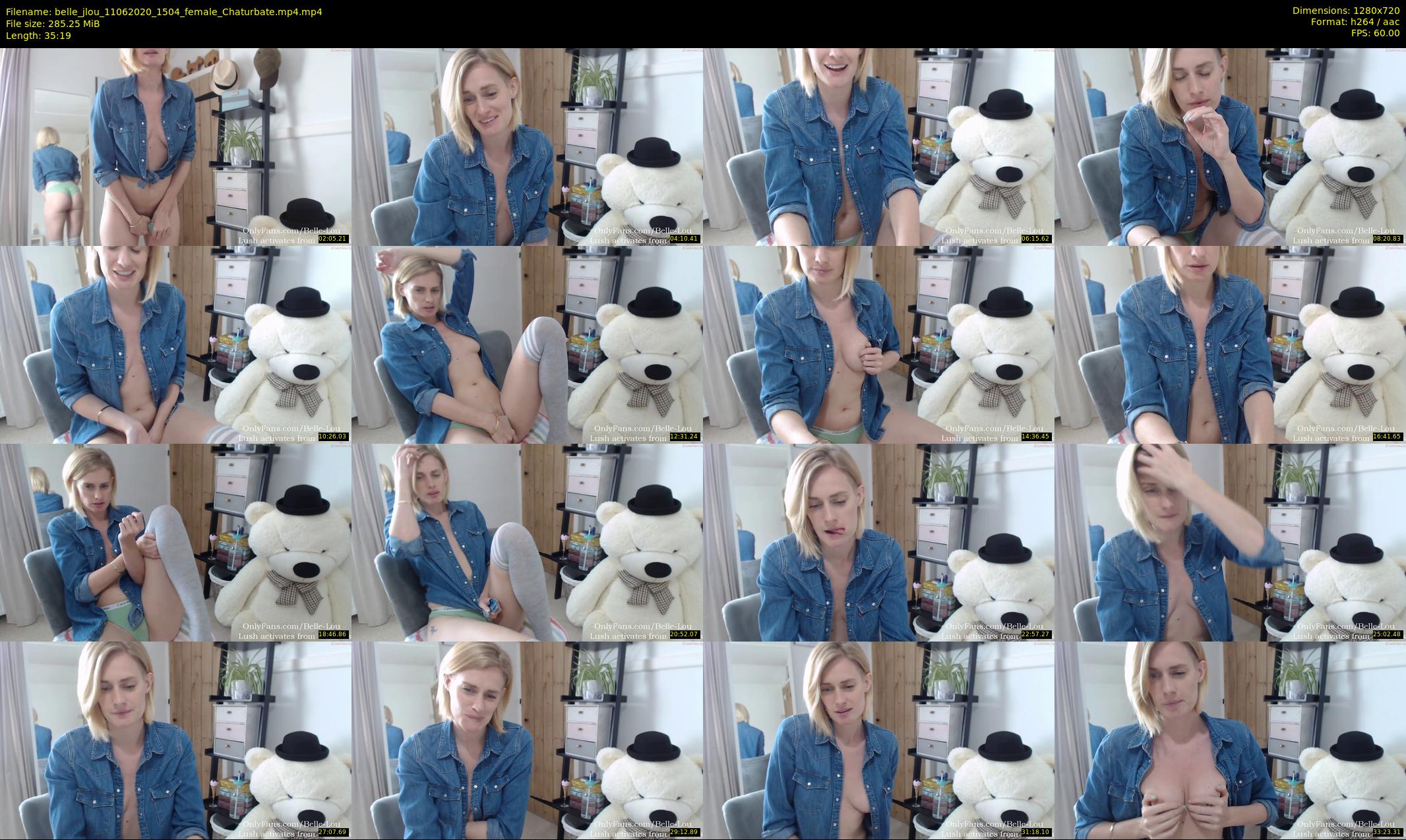 belle_jlou — 36 minute Chaturbate female cam show recording, 720p, Jun 11, 2020