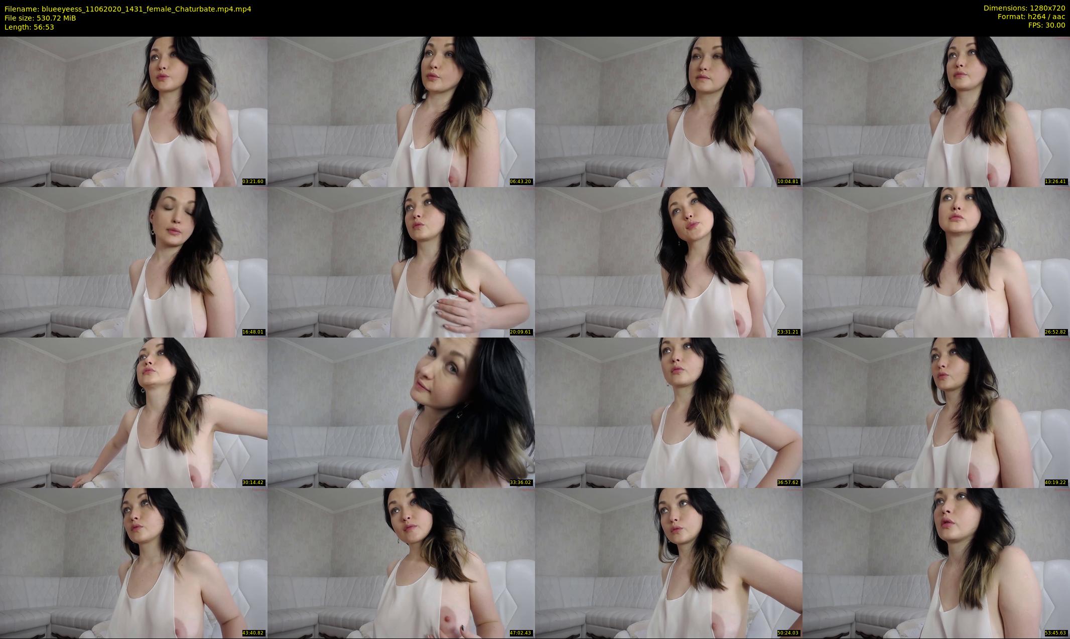 blueeyeess — 57 minute Chaturbate female cam show recording, 720p, Jun 11, 2020