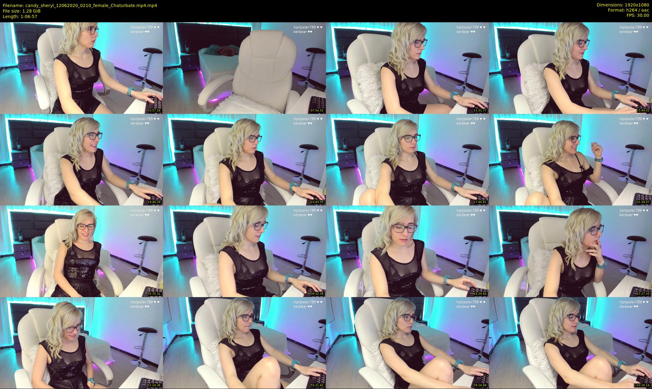 candy_sheryl — 67 minute Chaturbate female cam show recording, 1080p, Jun 12, 2020