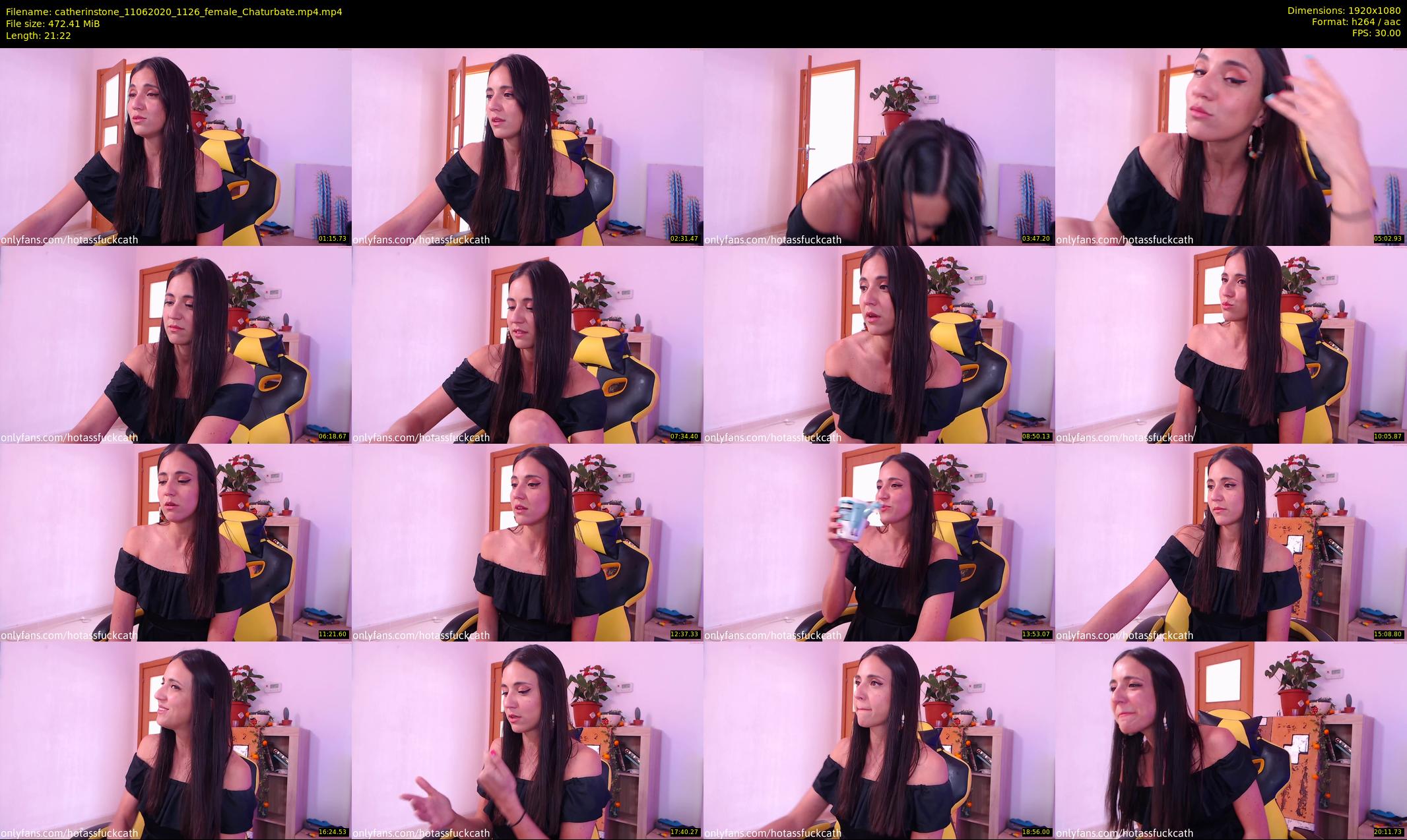 catherinstone — 22 minute Chaturbate female cam show recording, 1080p, Jun 11, 2020