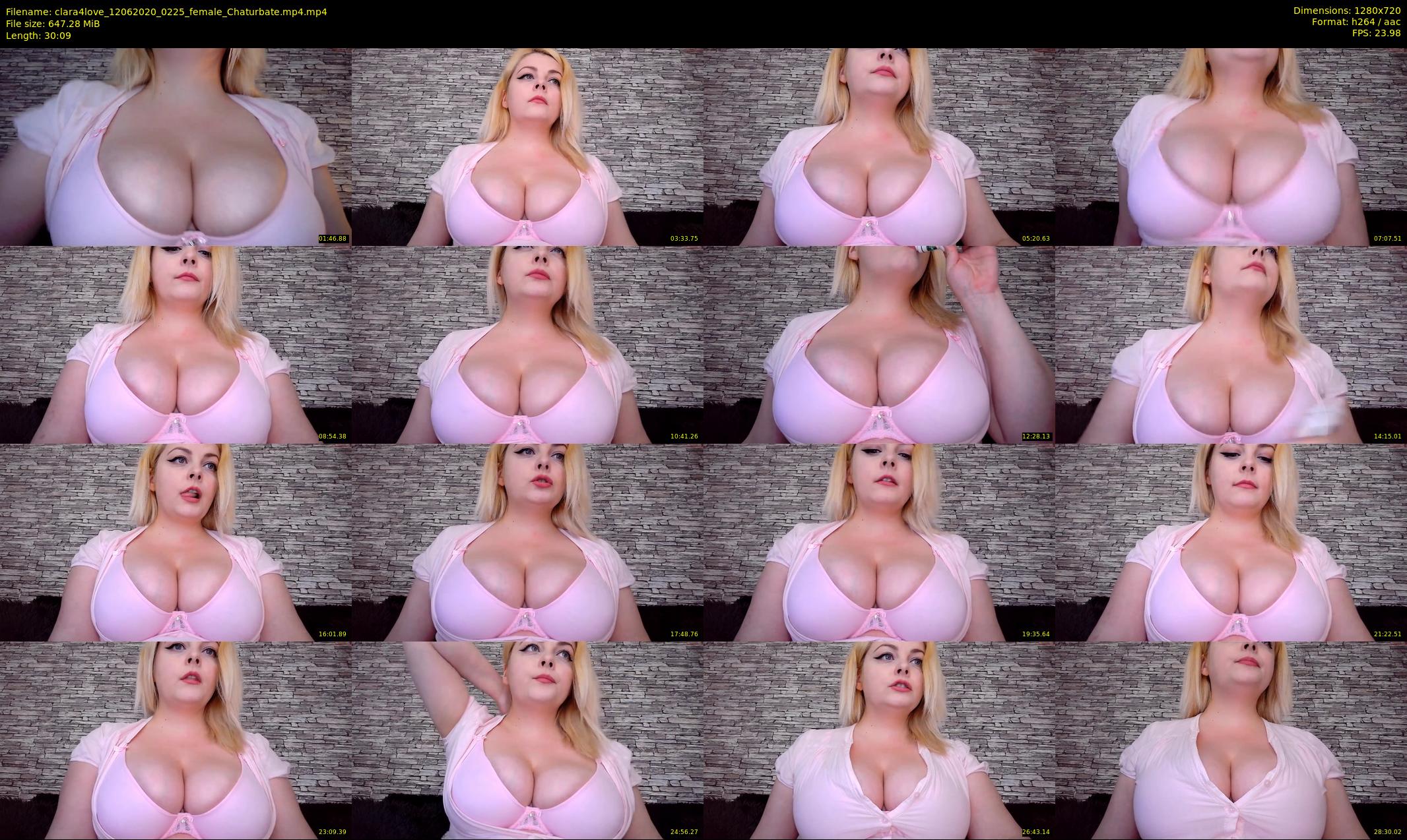clara4love — 31 minute Chaturbate female cam show recording, 720p, Jun 12, 2020