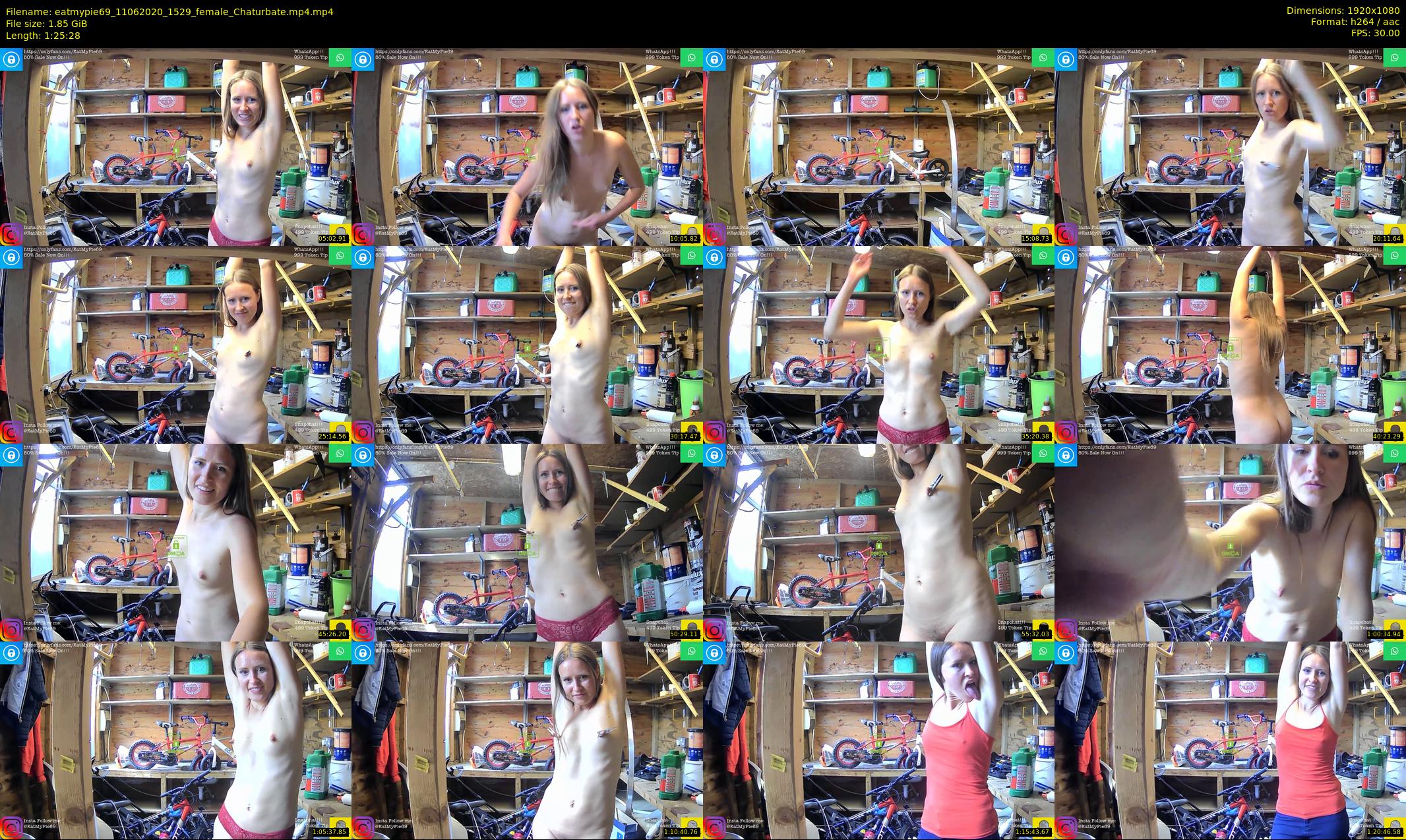 eatmypie69 — 86 minute Chaturbate female cam show recording, 1080p, Jun 11, 2020