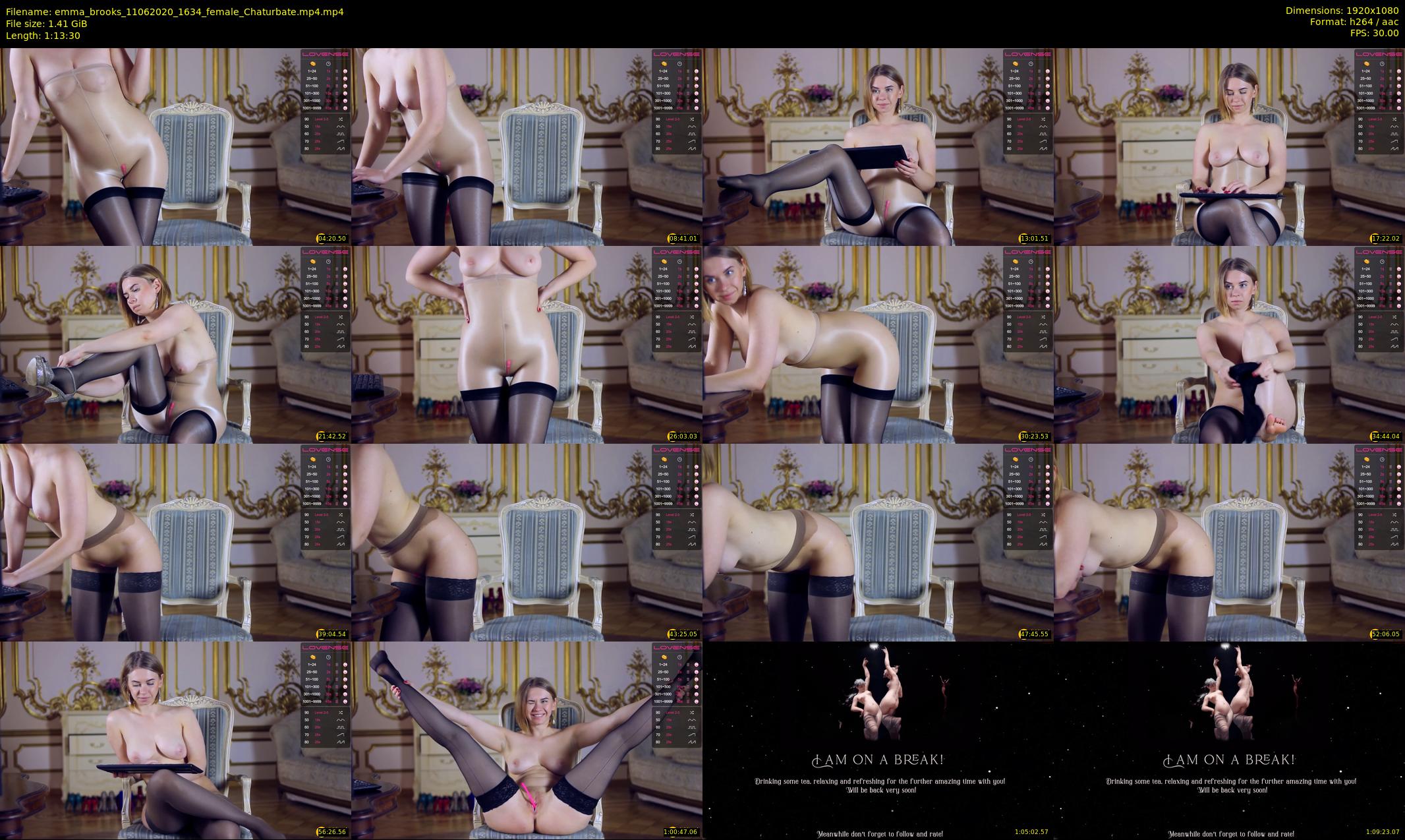 emma_brooks — 74 minute Chaturbate female cam show recording, 1080p, Jun 11, 2020