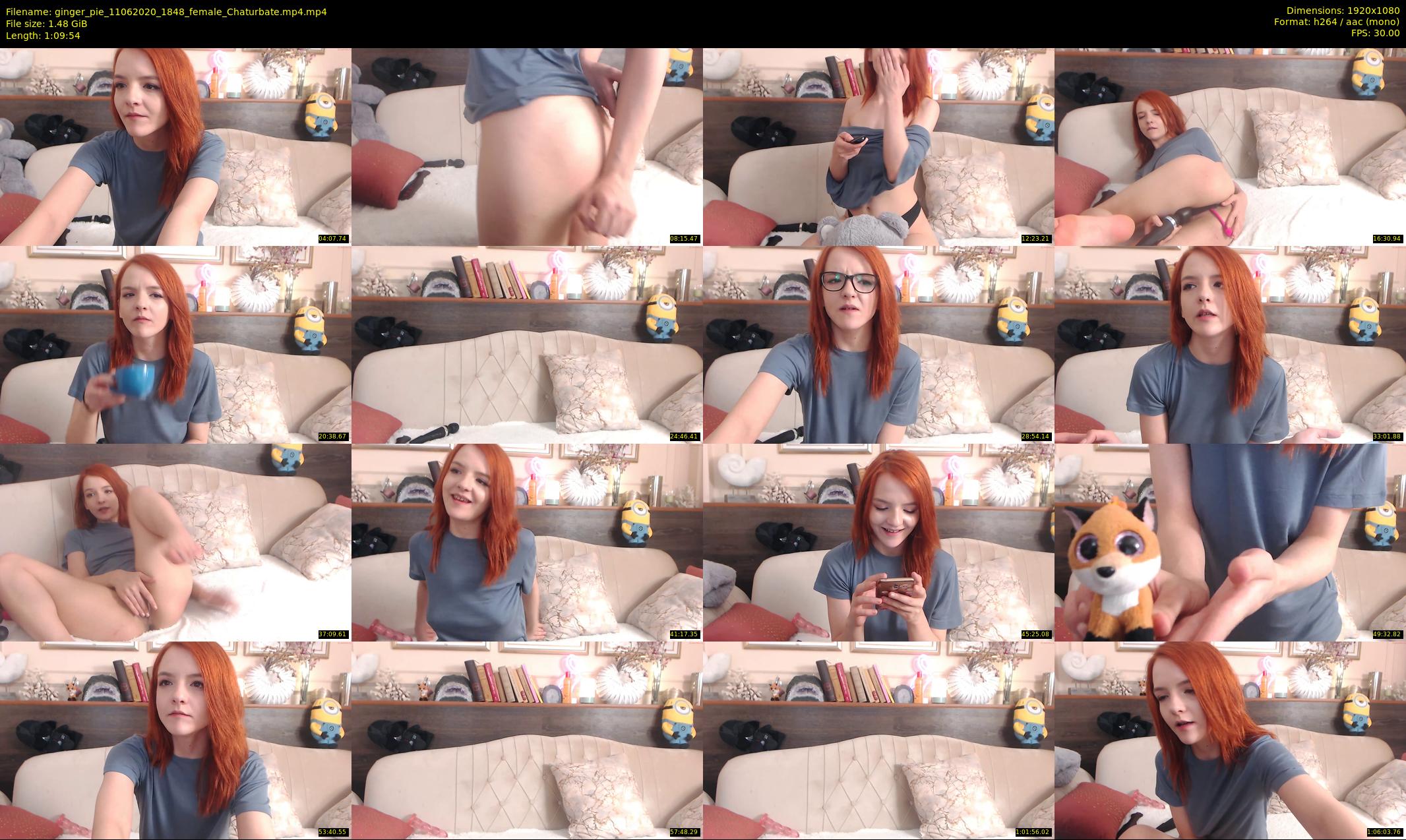 ginger_pie — 70 minute Chaturbate female cam show recording, 1080p, Jun 11, 2020