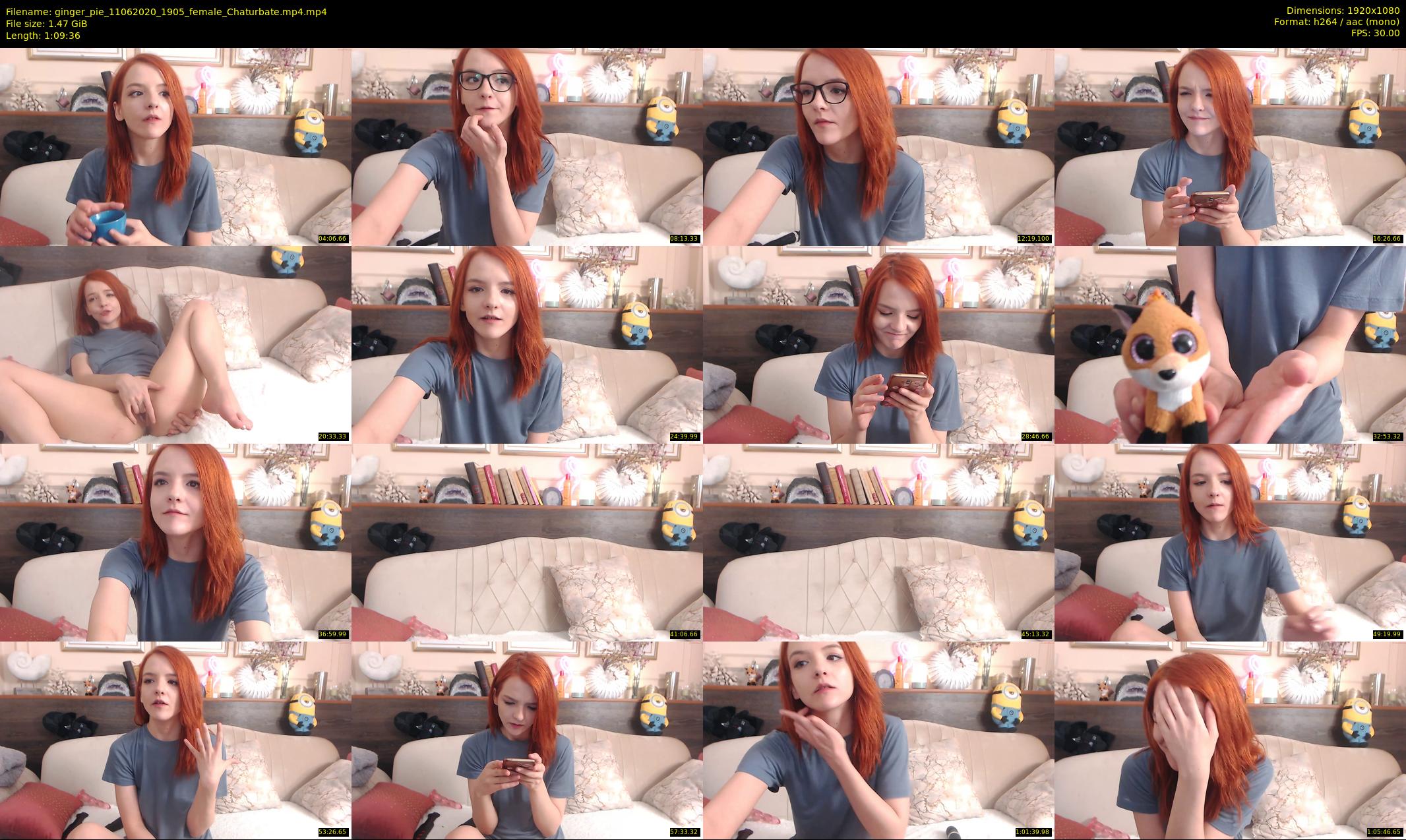 ginger_pie — 70 minute Chaturbate female cam show recording, 1080p, Jun 11, 2020