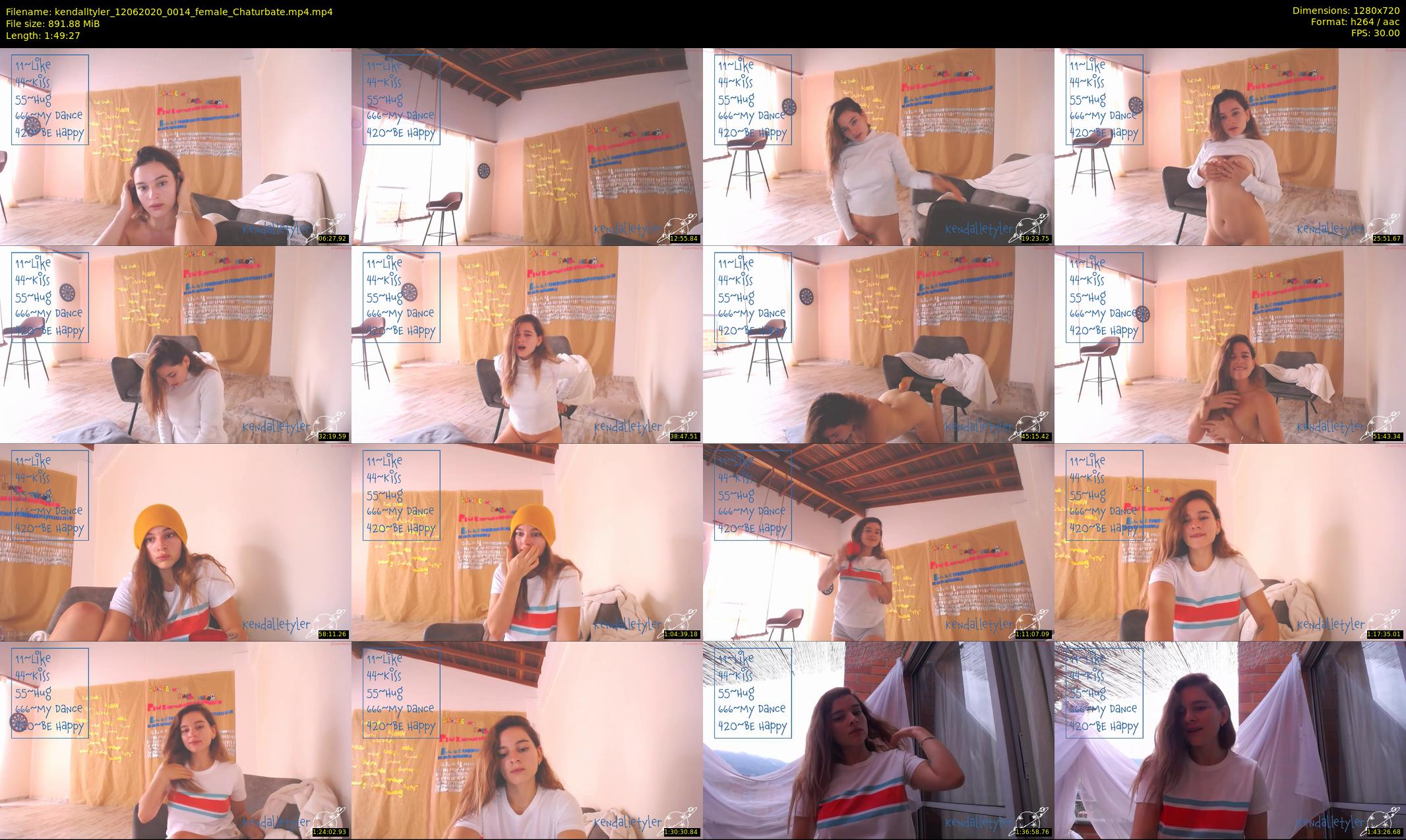 kendalltyler — 110 minute Chaturbate female cam show recording, 720p, Jun 12, 2020