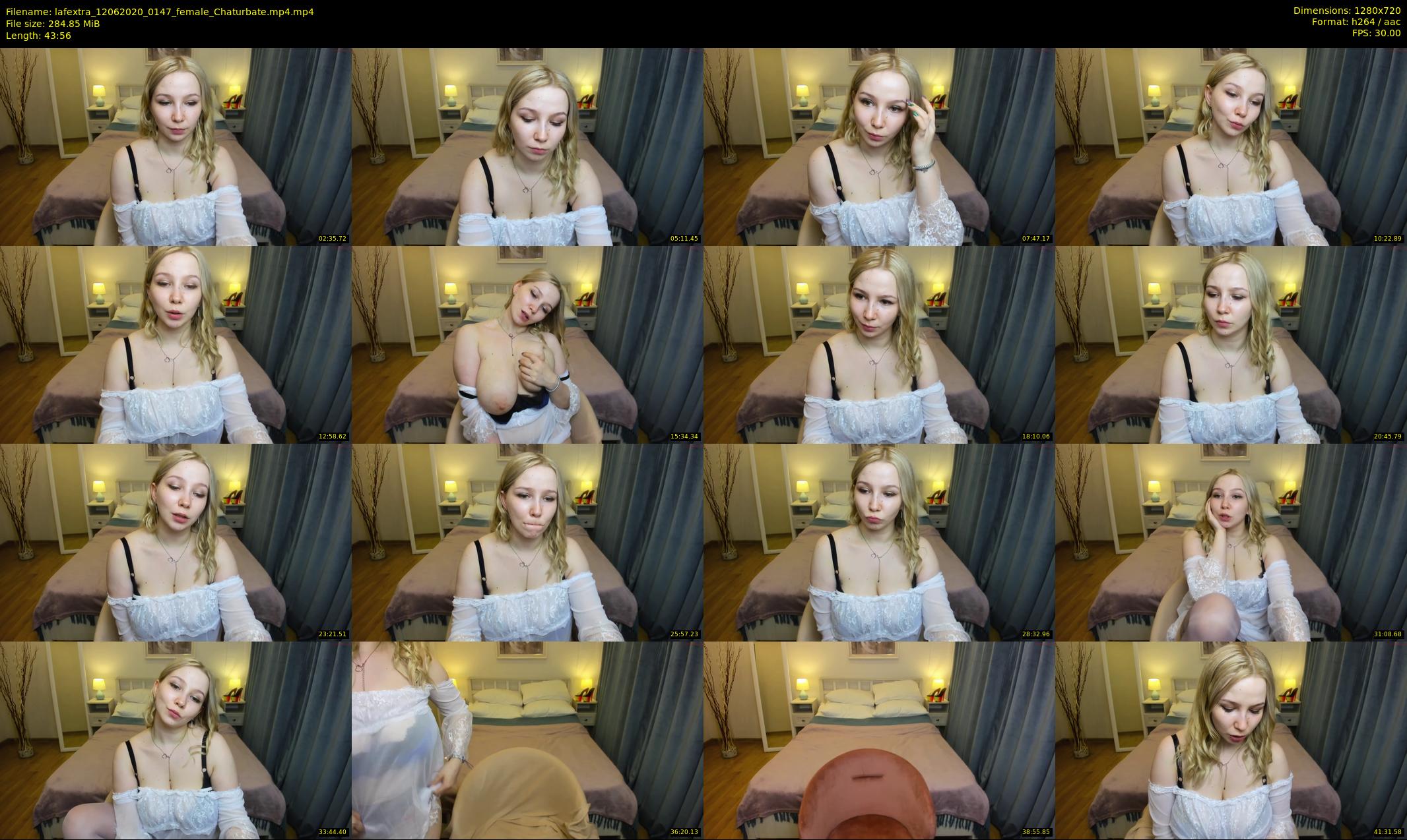 lafextra — 44 minute Chaturbate female cam show recording, 720p, Jun 12, 2020