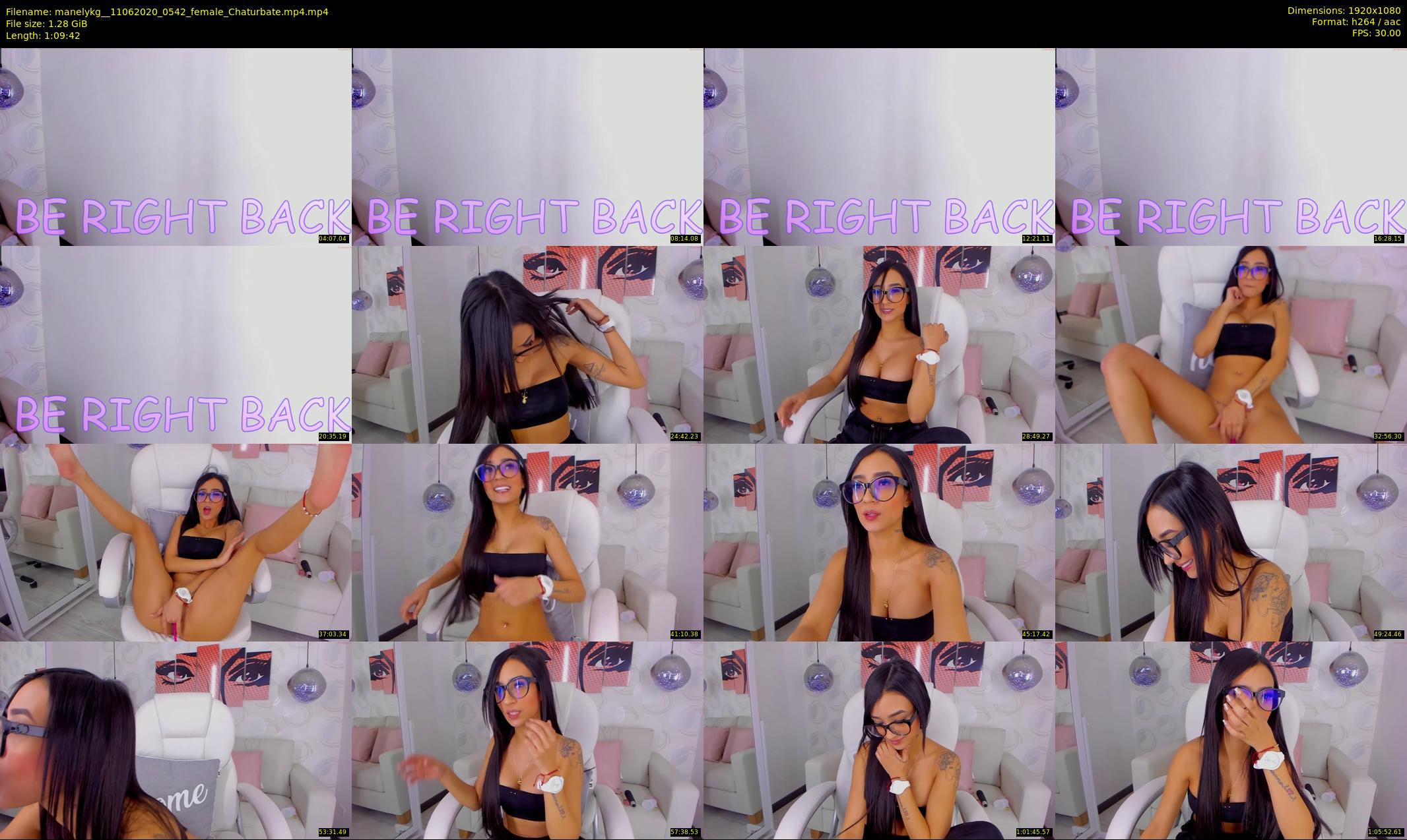manelykg_ — 70 minute Chaturbate female cam show recording, 1080p, Jun 11, 2020