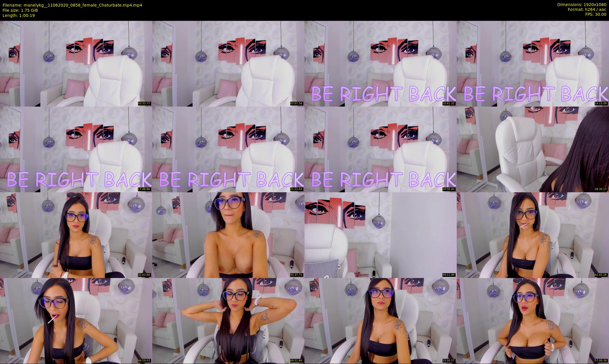 manelykg_ — 61 minute Chaturbate female cam show recording, 1080p, Jun 11, 2020