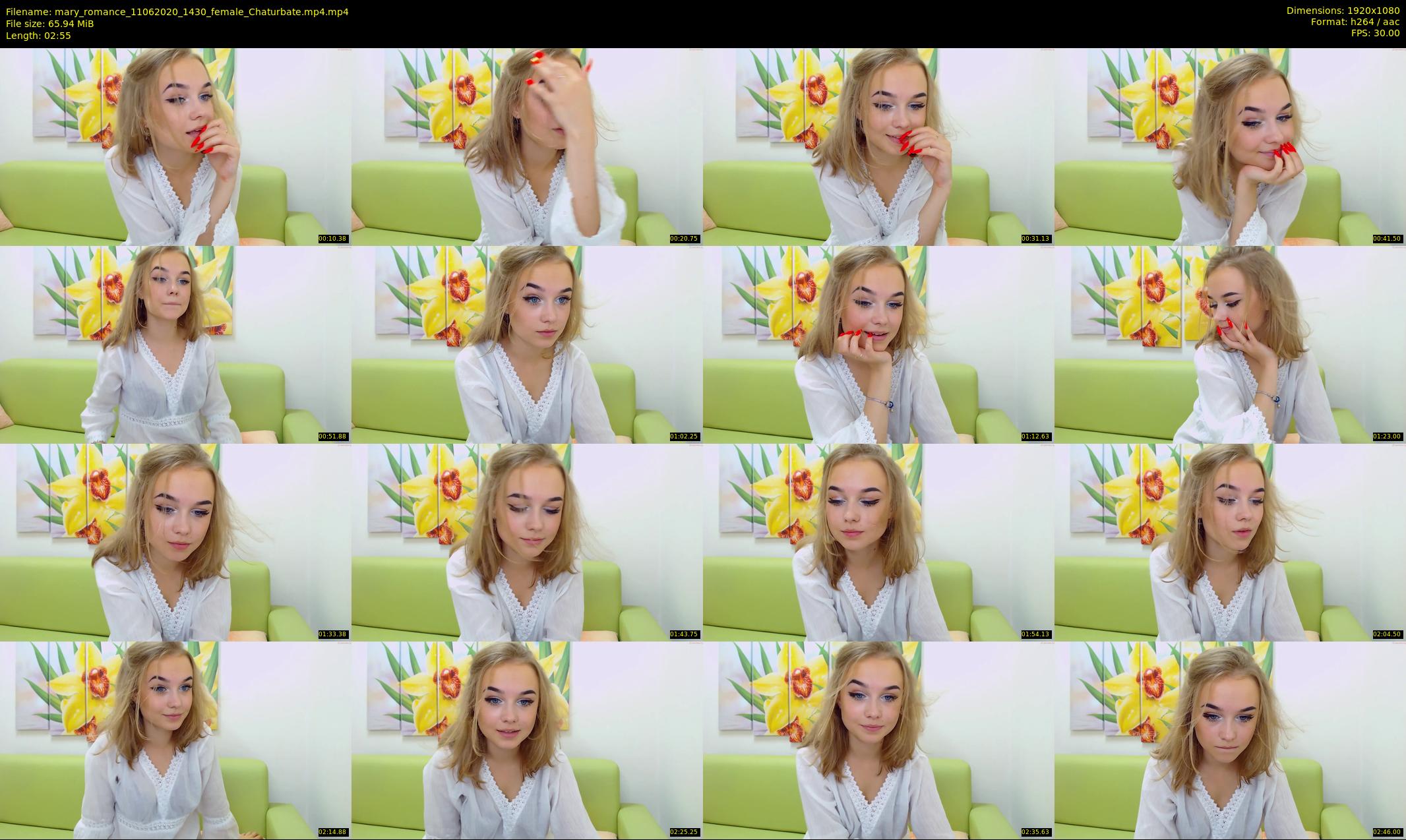 mary_romance — 3 minute Chaturbate female cam show recording, 1080p, Jun 11, 2020