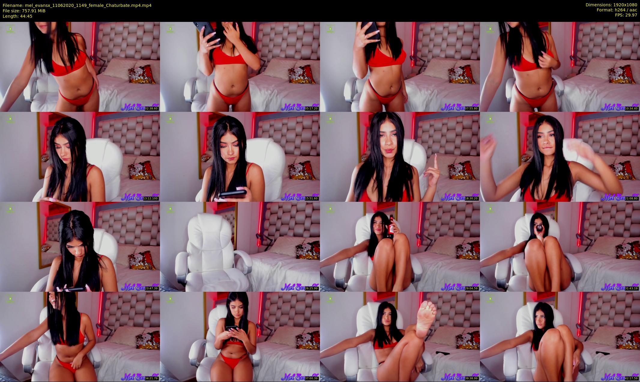 mel_evansx — 45 minute Chaturbate female cam show recording, 1080p, Jun 11, 2020