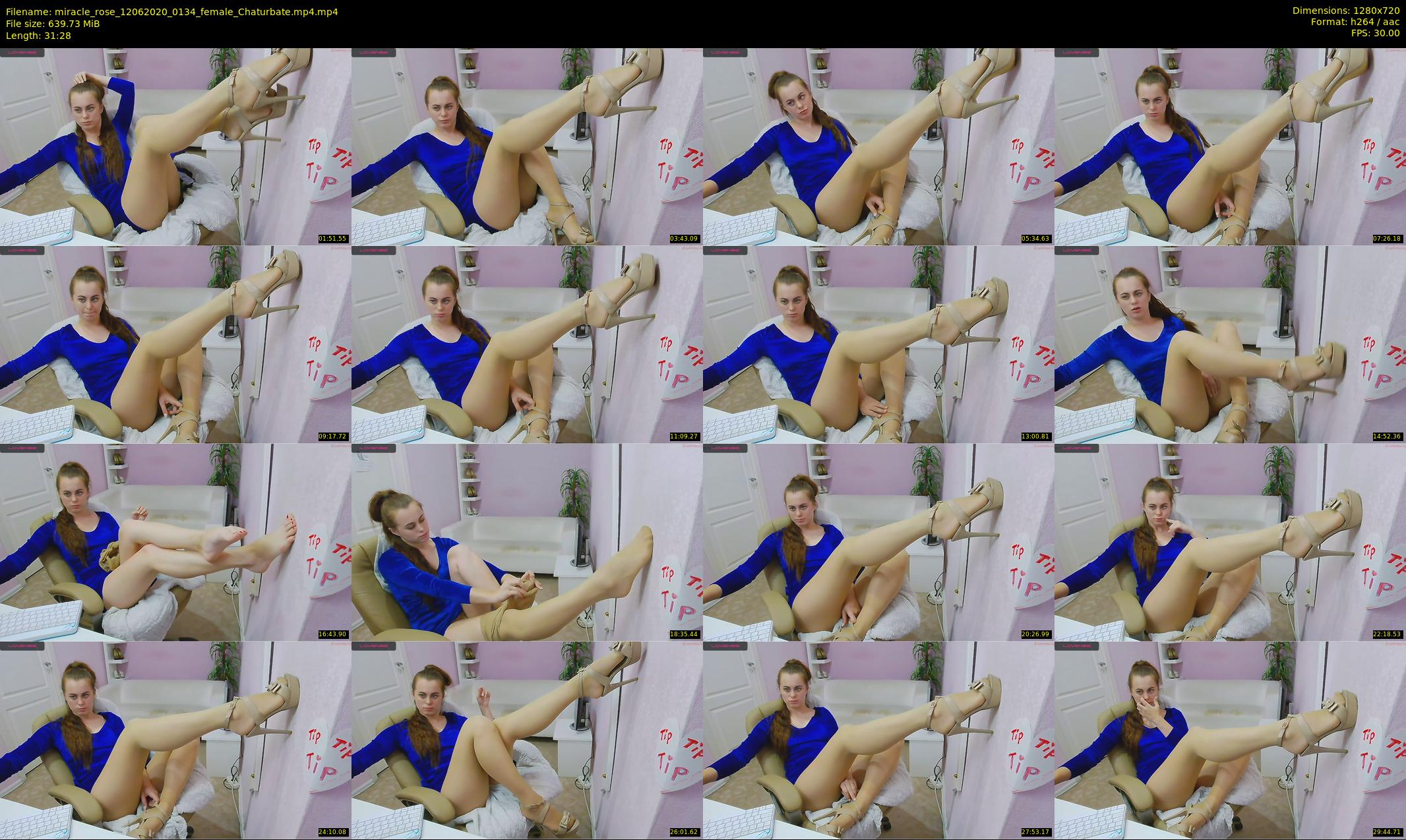 miracle_rose — 32 minute Chaturbate female cam show recording, 720p, Jun 12, 2020