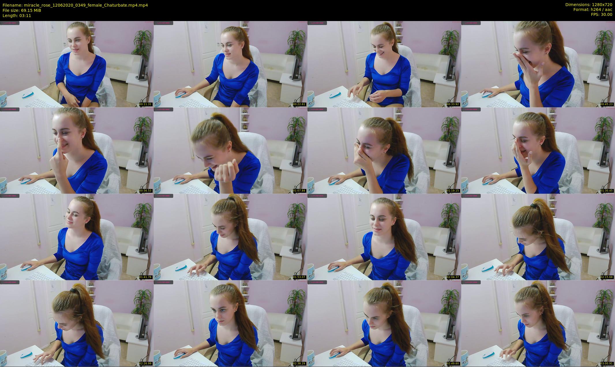 miracle_rose — 4 minute Chaturbate female cam show recording, 720p, Jun 12, 2020