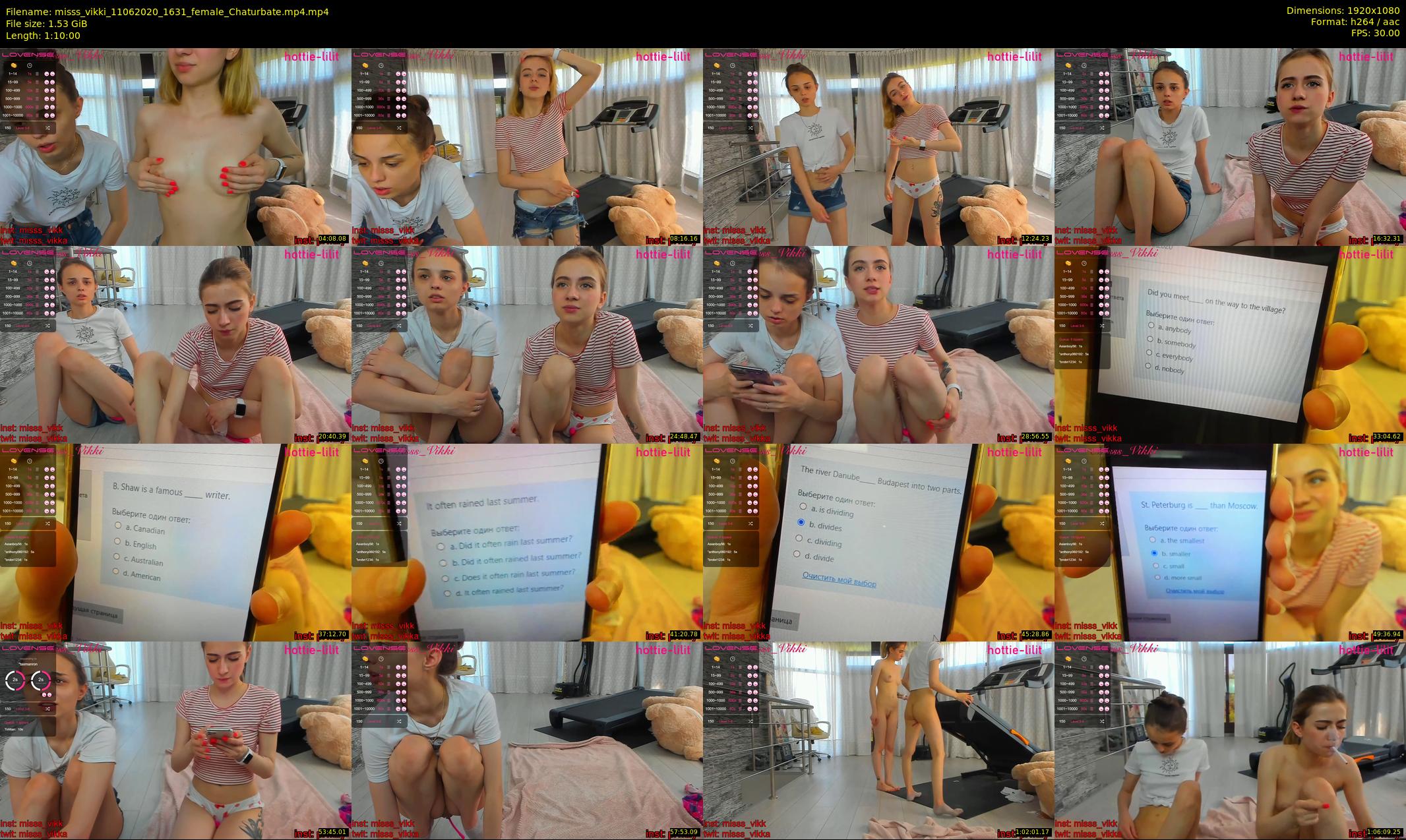 misss_vikki — 70 minute Chaturbate female cam show recording, 1080p, Jun 11, 2020