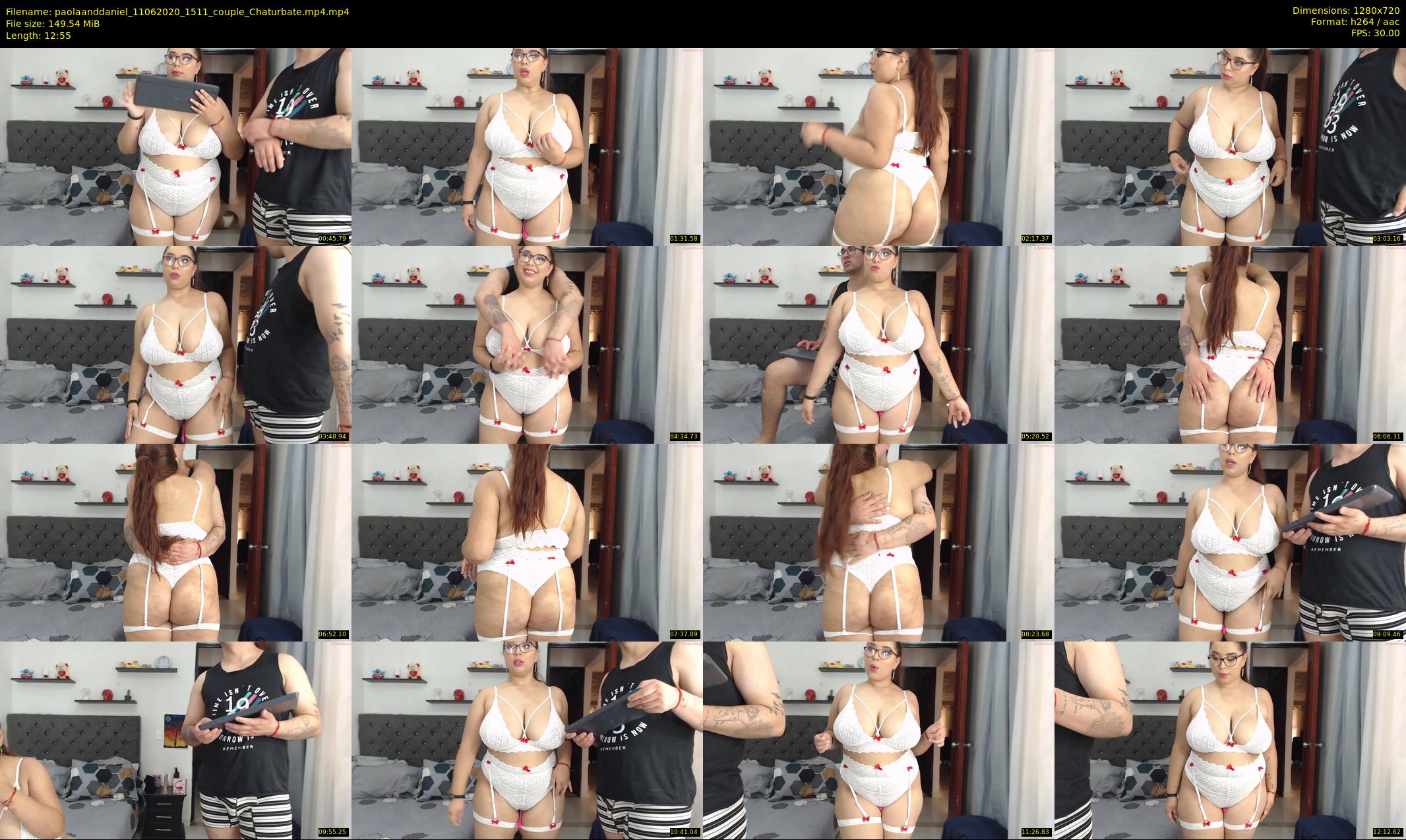 paolaanddaniel — 13 minute Chaturbate couple cam show recording, 720p, Jun 11, 2020